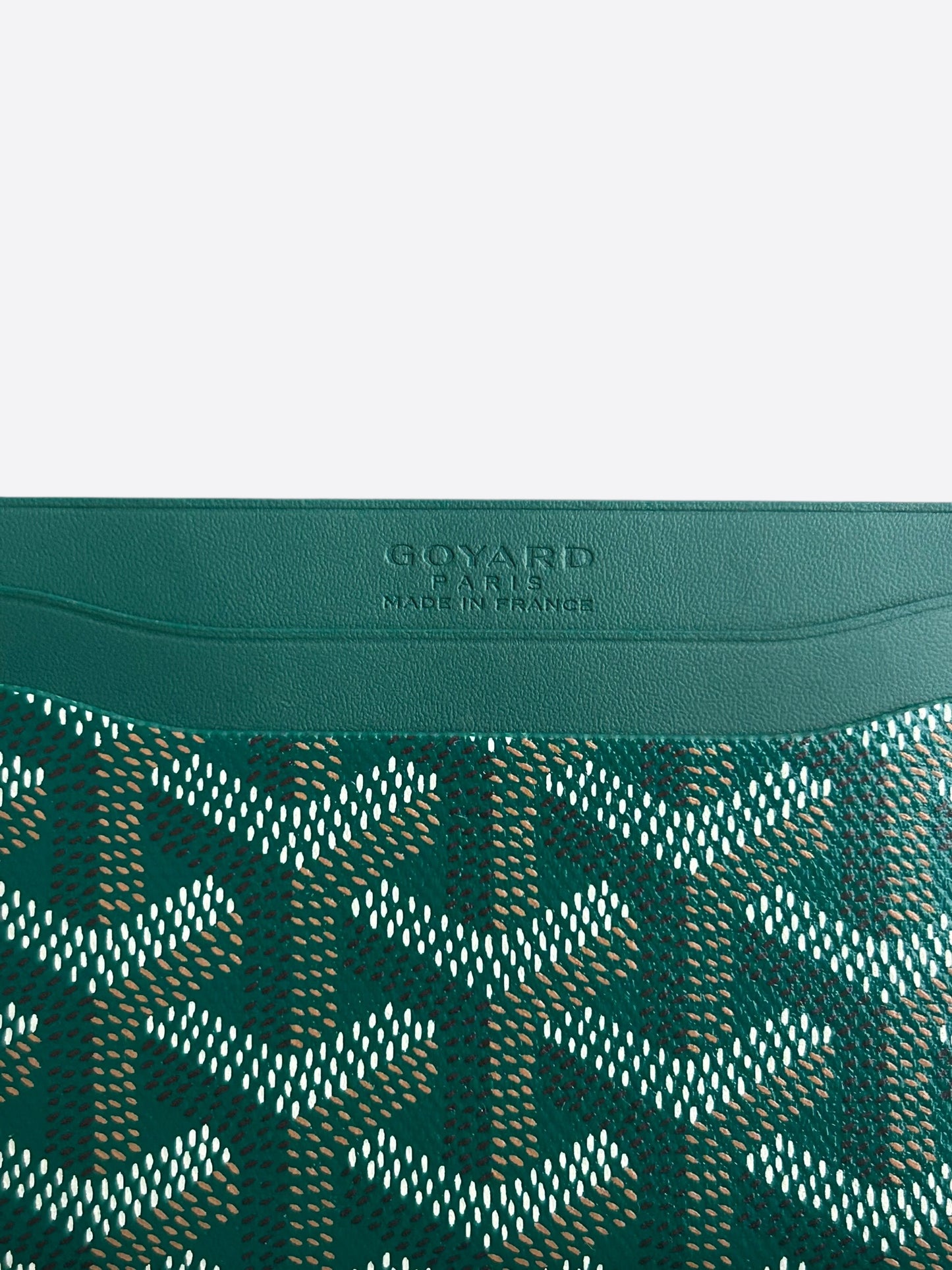 Goyard Green Saint Sulpice Card Holder