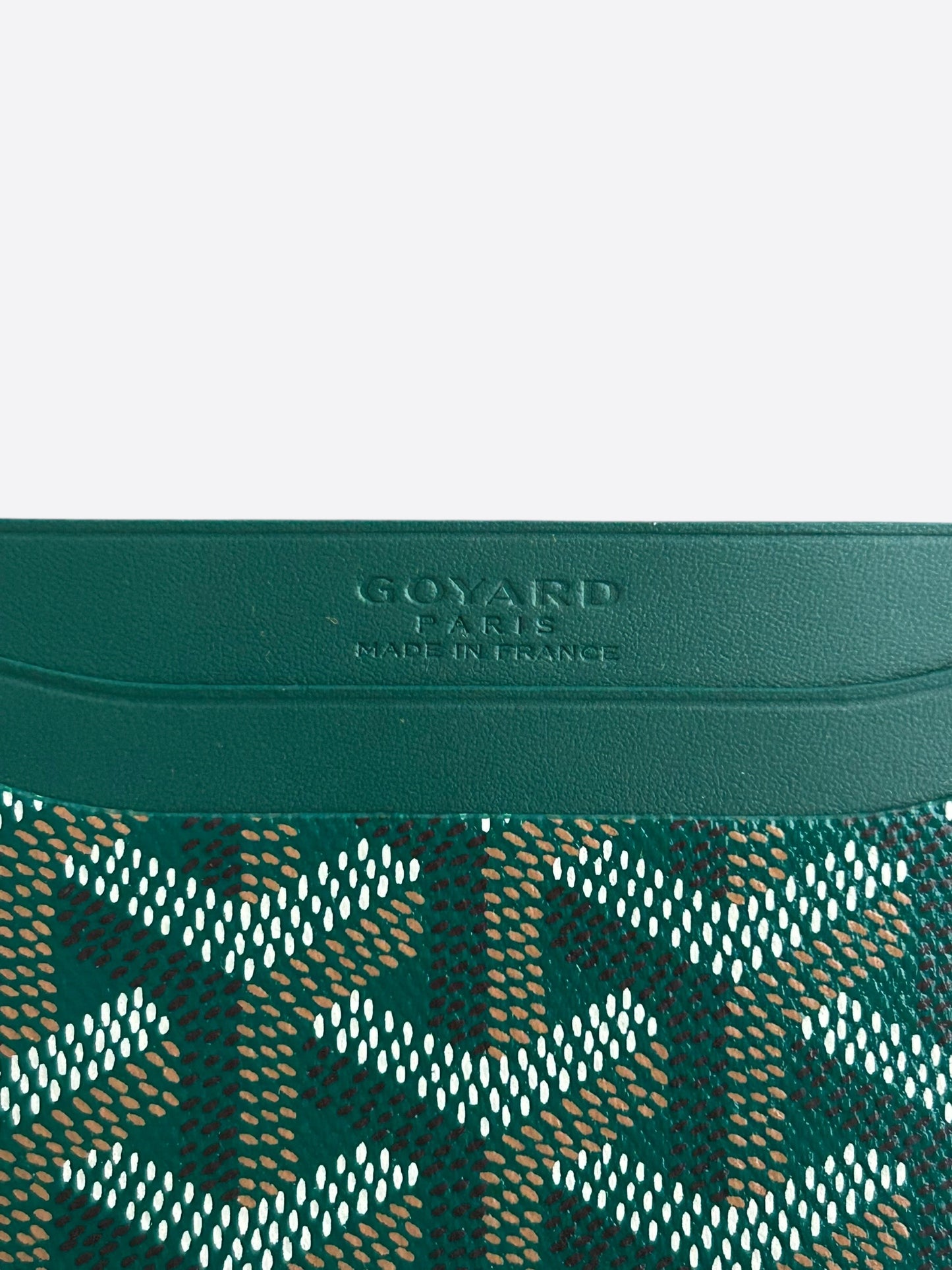 Goyard Green Saint Sulpice Card Holder