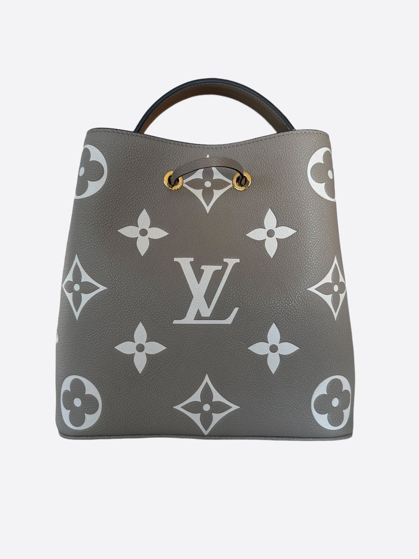 Louis Vuitton Dove & Cream Empreinte Monogram Neo Noe MM