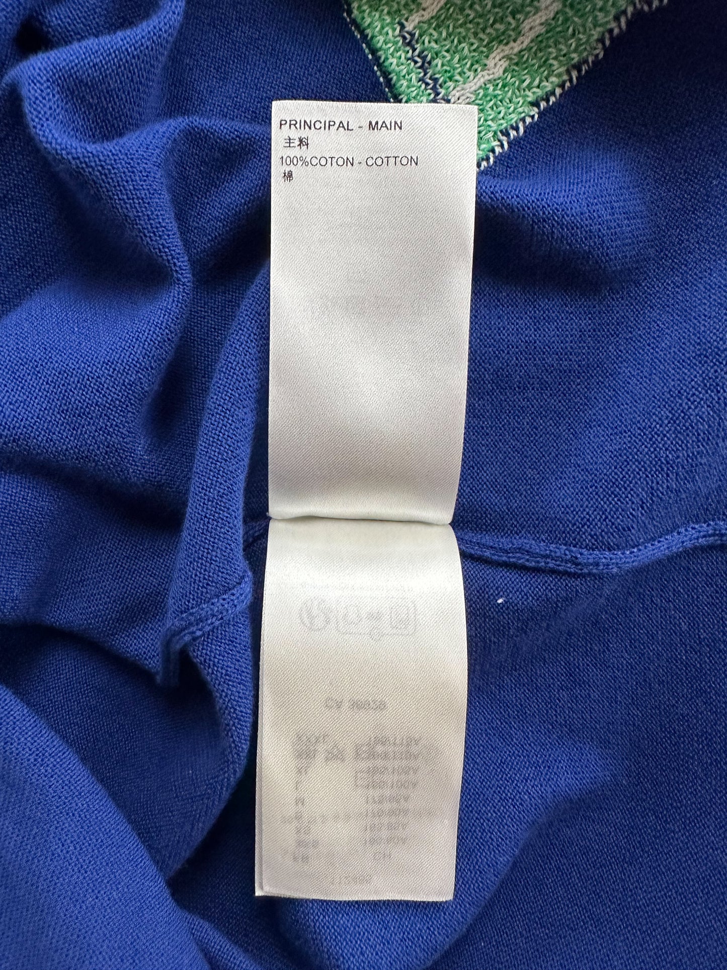 Louis Vuitton Blue & White Since 1854 Intarsia T-Shirt