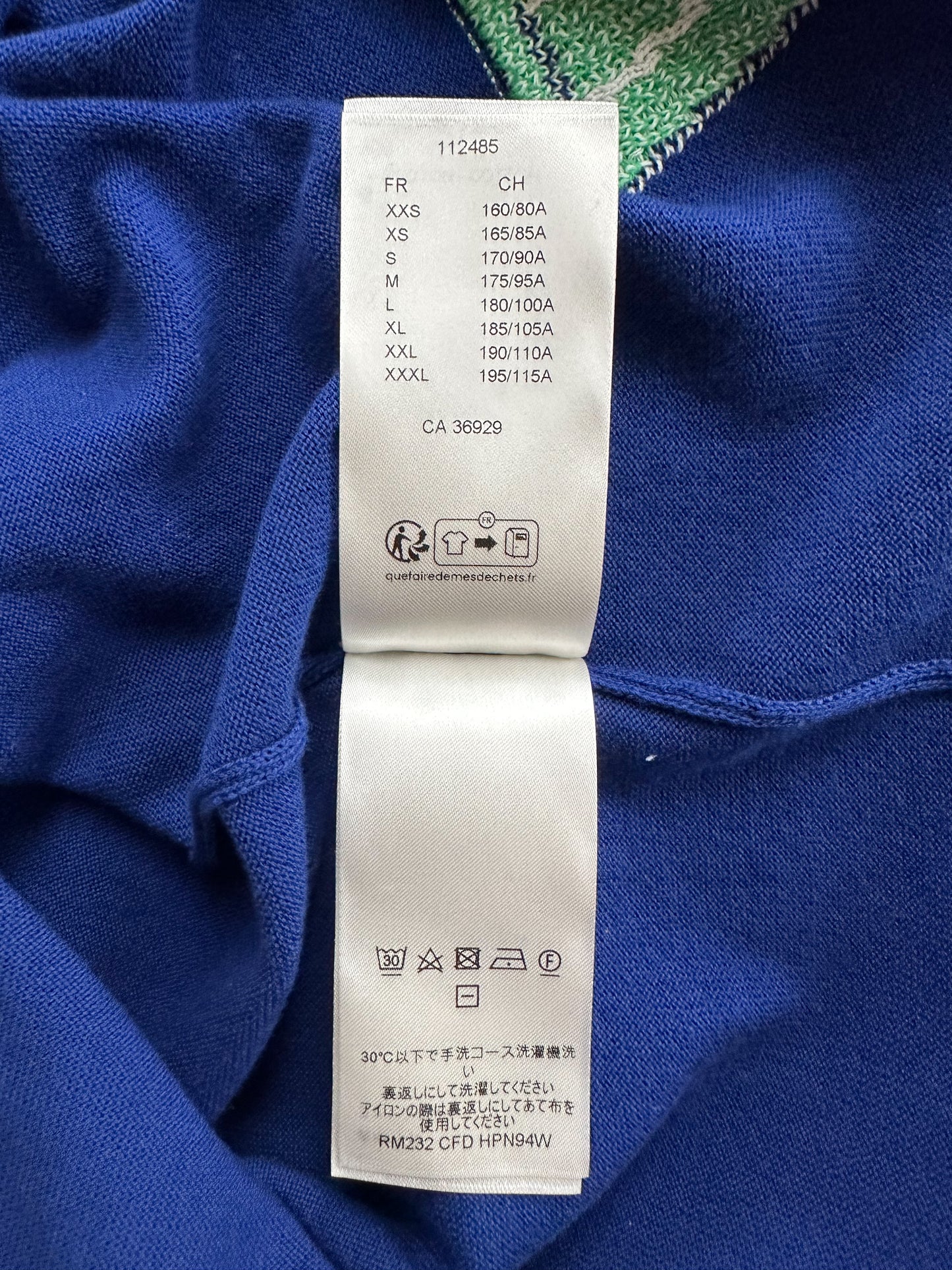 Louis Vuitton Blue & White Since 1854 Intarsia T-Shirt
