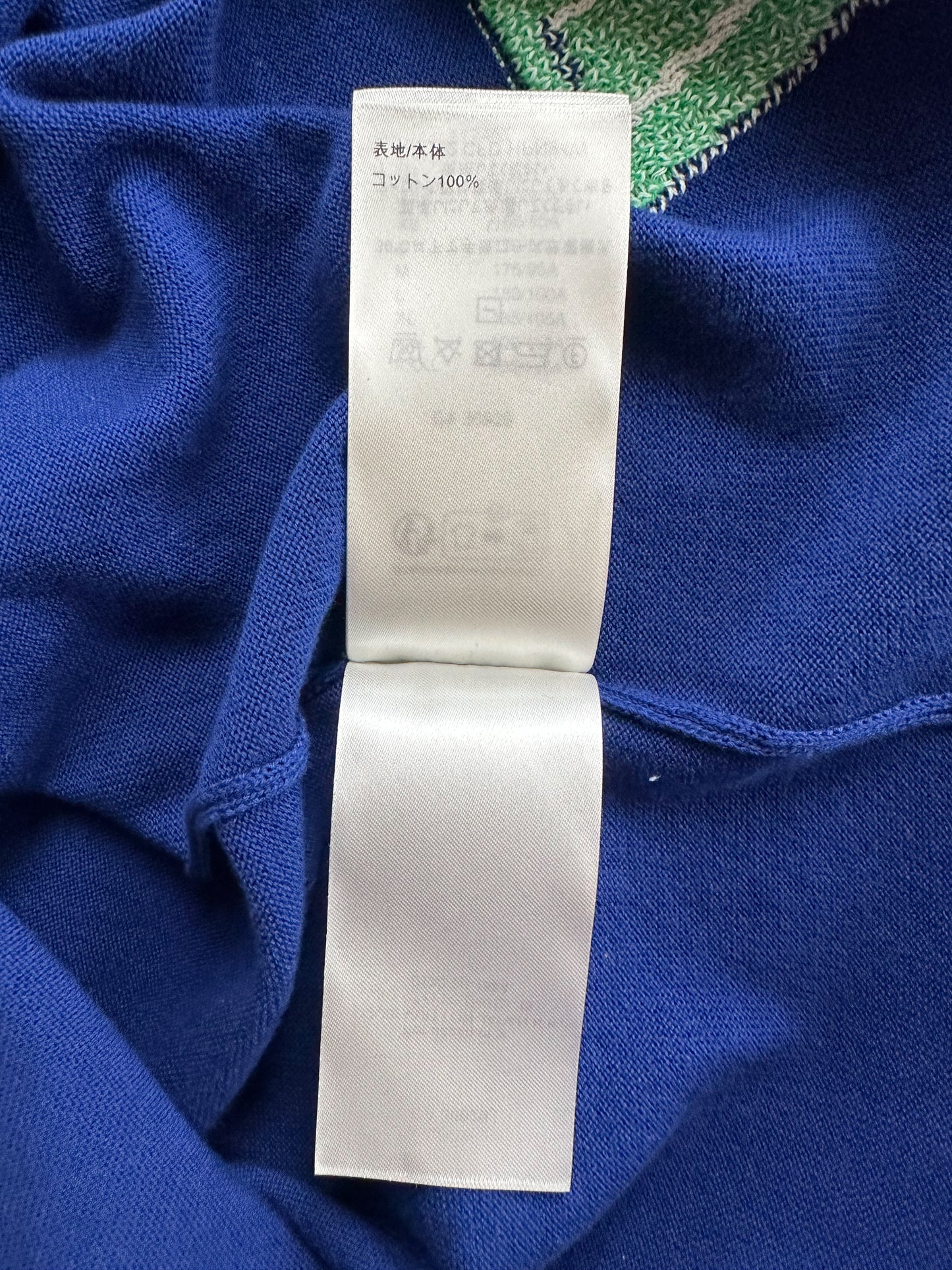 Louis Vuitton Blue & White Since 1854 Intarsia T-Shirt