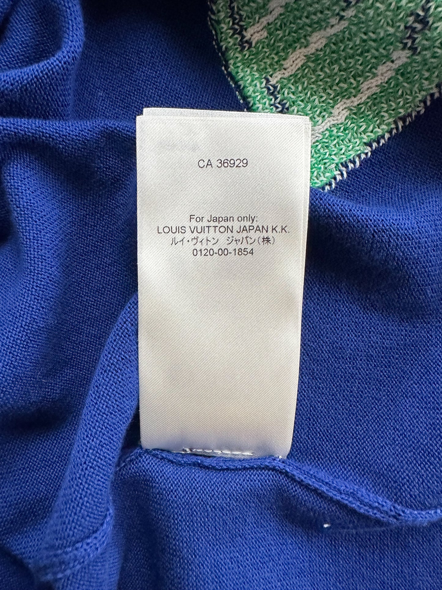 Louis Vuitton Blue & White Since 1854 Intarsia T-Shirt