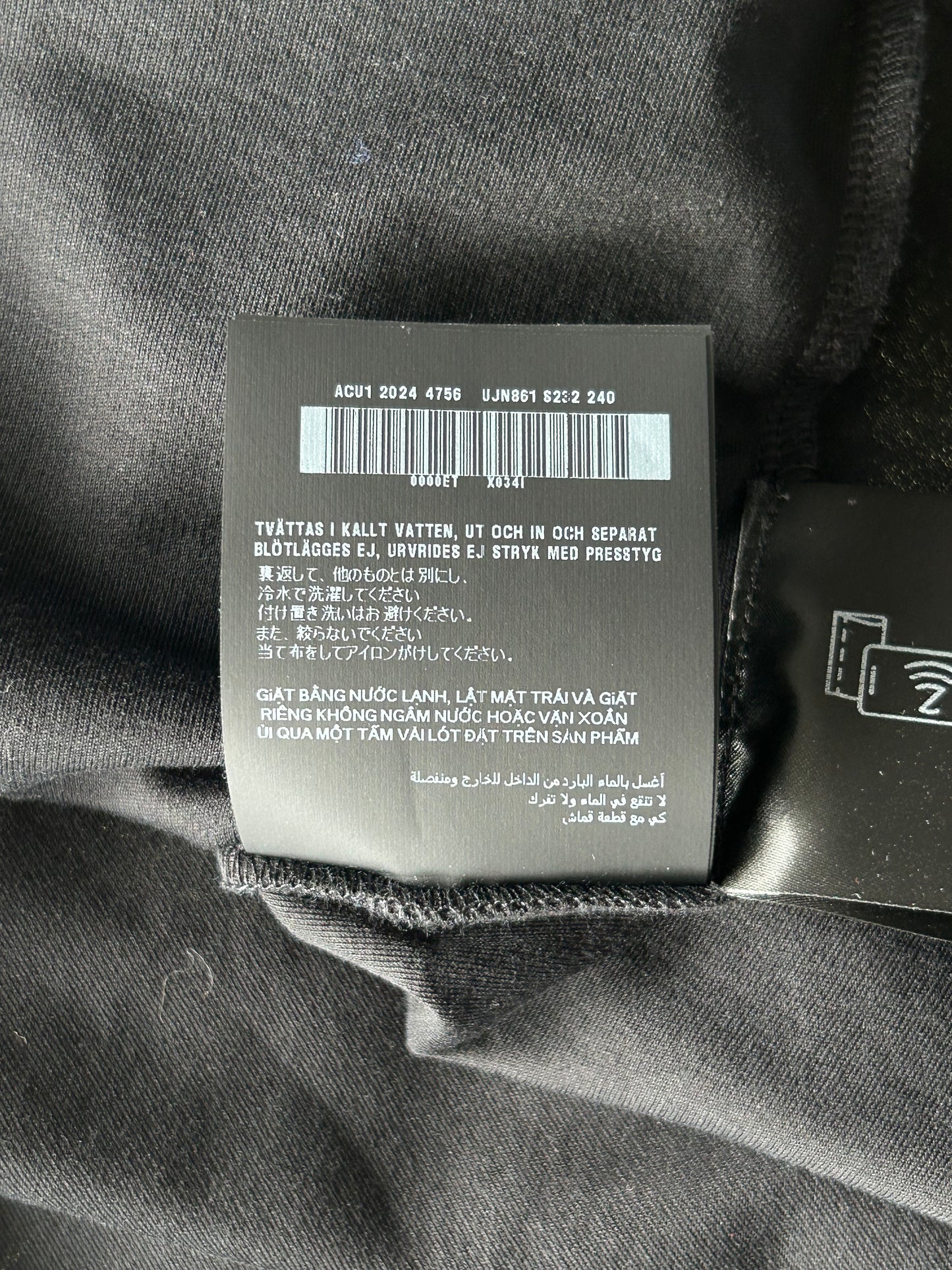 Prada Black Neck Logo T-Shirt
