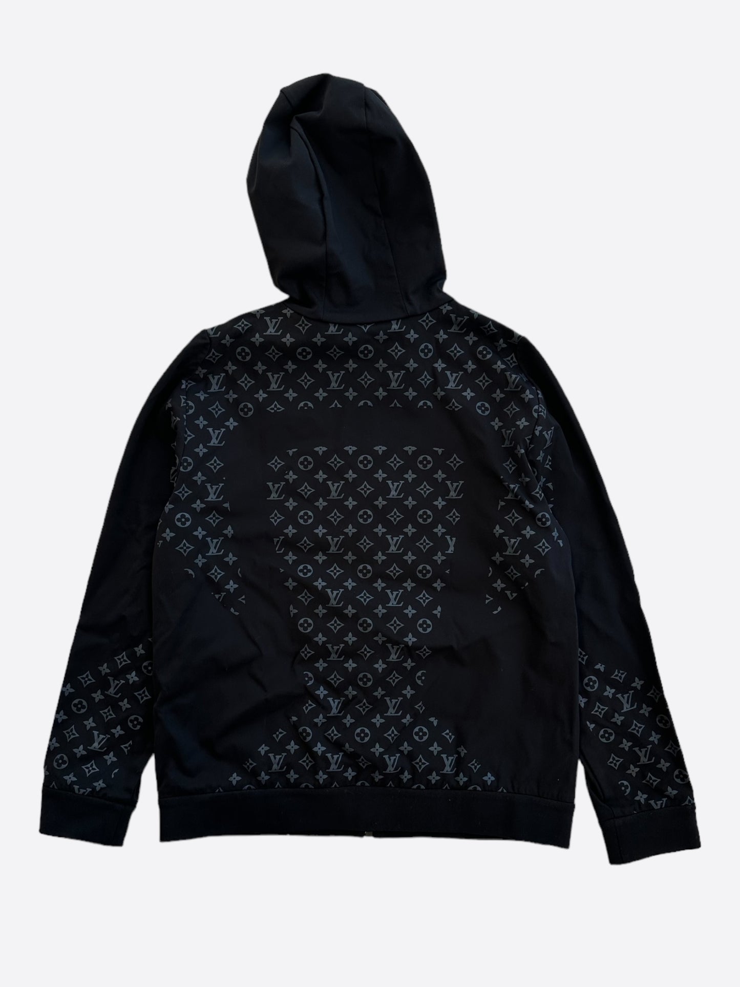 Louis Vuitton Black & Blue 2054 Heat Reflective Monogram Hoodie