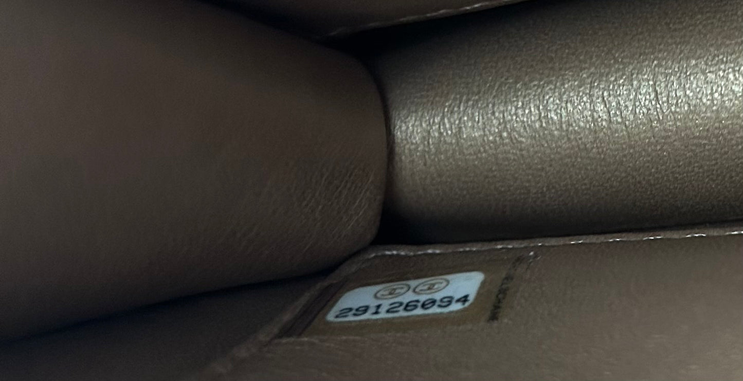 Chanel Black Quilted Lambskin Pearl Flap Bag