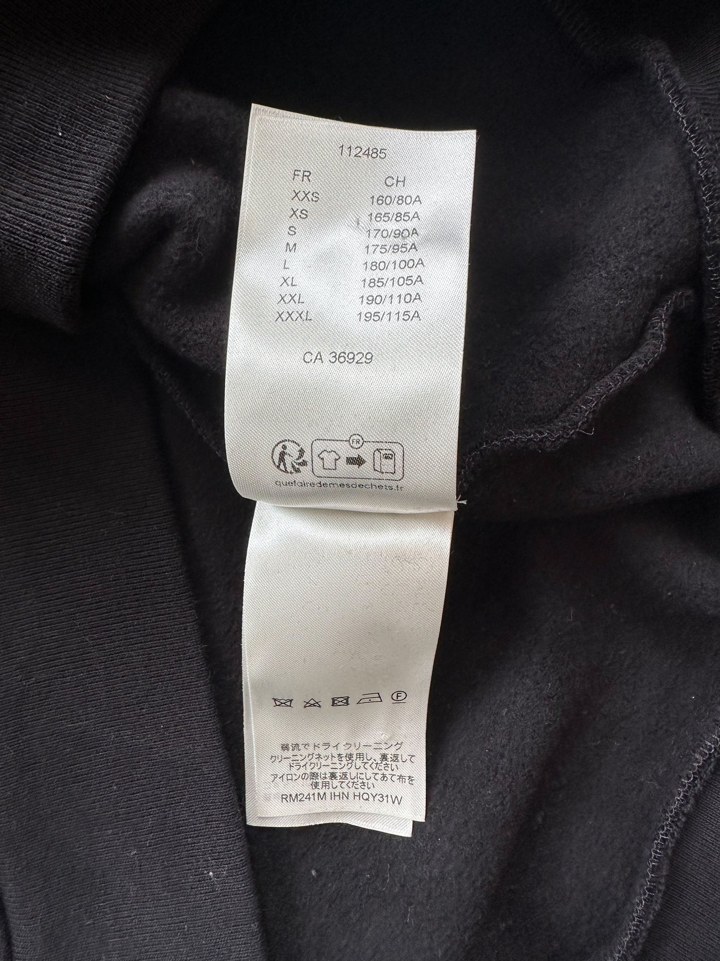 Louis Vuitton Black & Multicolor Gradient Embroidered Monogram Sweater