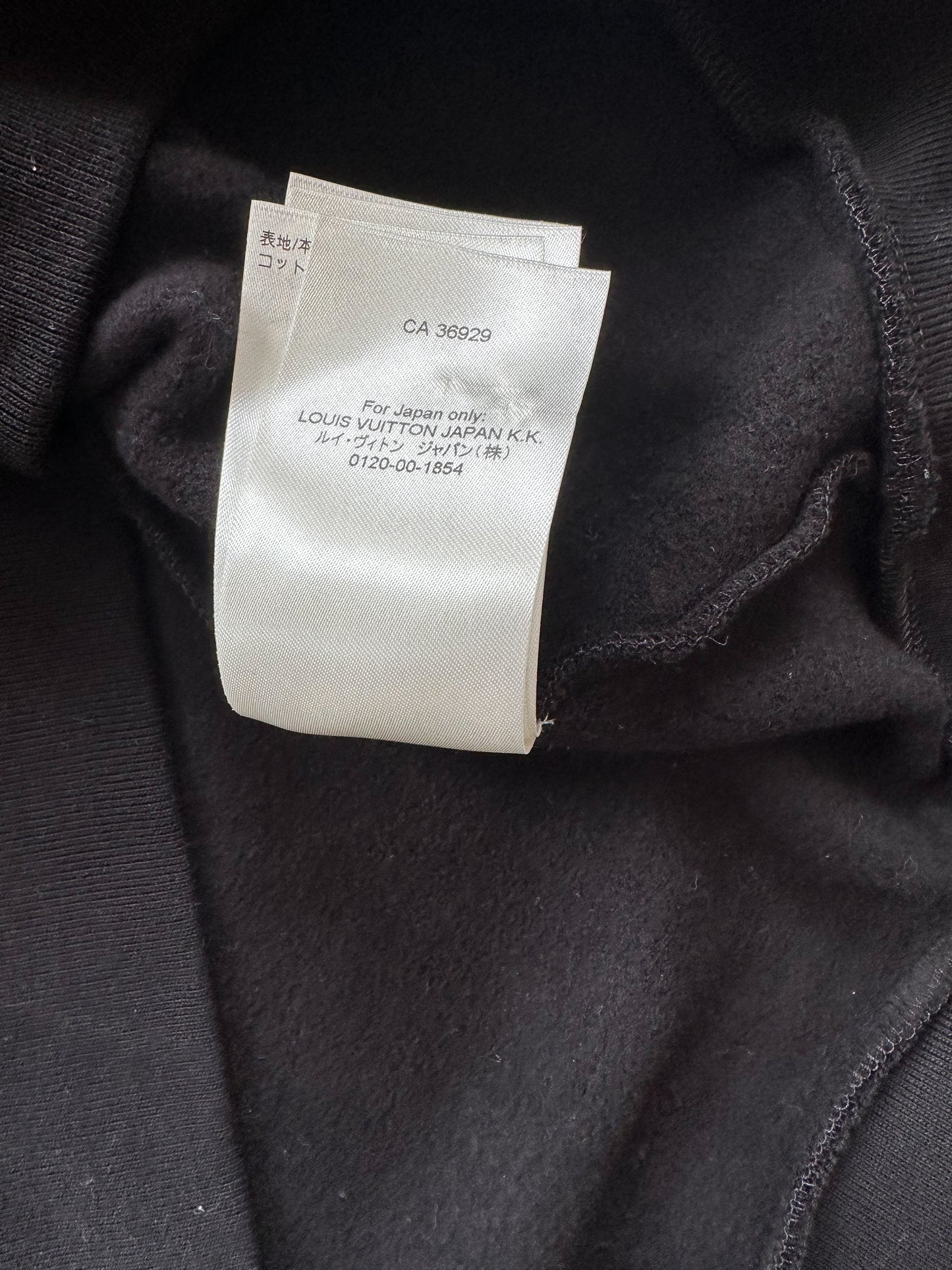 Louis Vuitton Black & Multicolor Gradient Embroidered Monogram Sweater