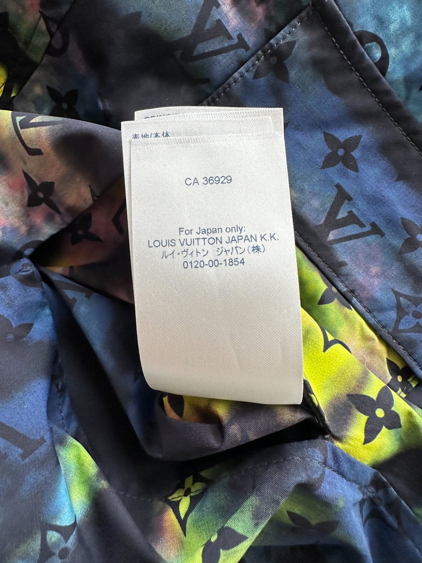 Louis Vuitton Multicolor Tie-Dye Camo Monogram Windbreaker