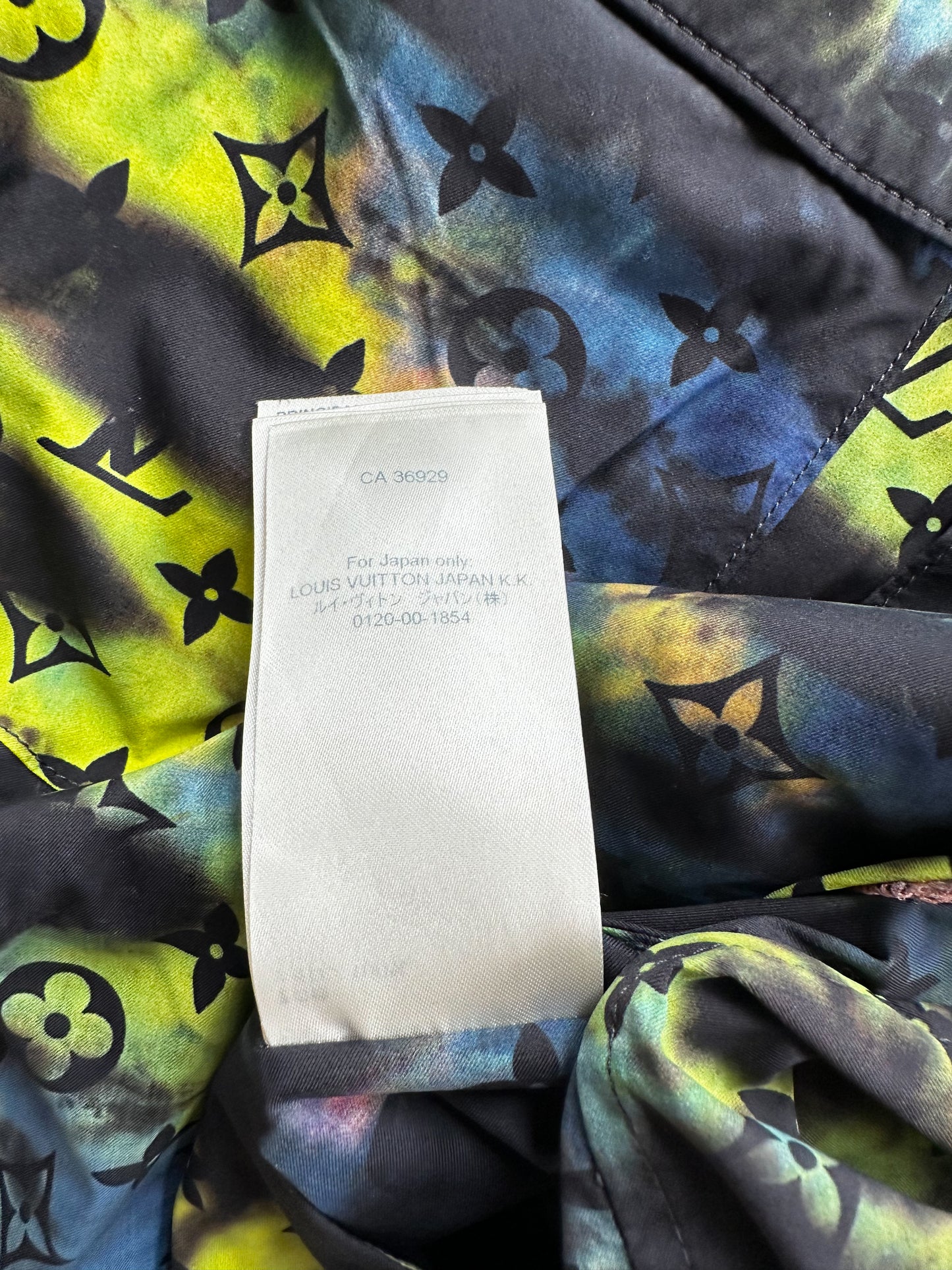 Louis Vuitton Multicolor Tie-Dye Camo Monogram Windbreaker
