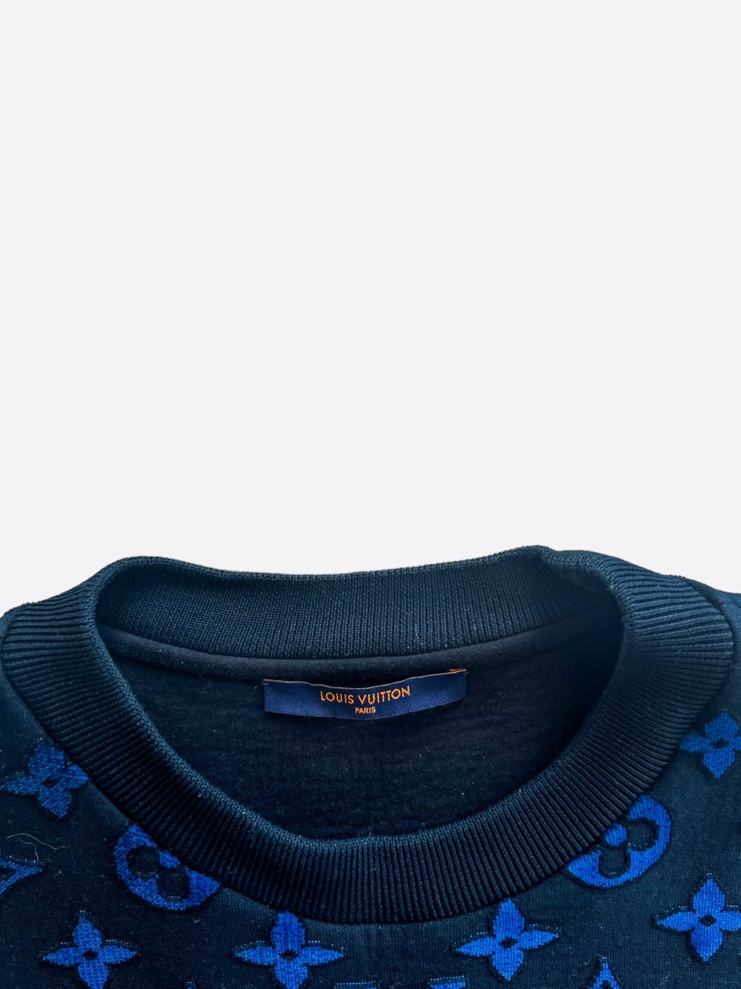 Louis Vuitton Blue & Green Gradient Monogram Sweater