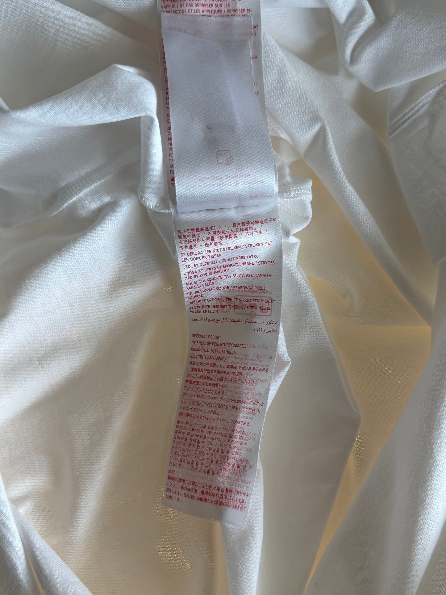 Marni White & Blue Logo T-Shirt