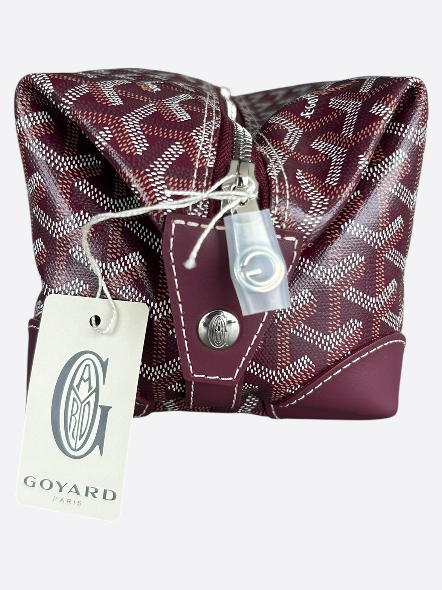 Goyard Burgundy Boeing 25 Mini Duffel Bag