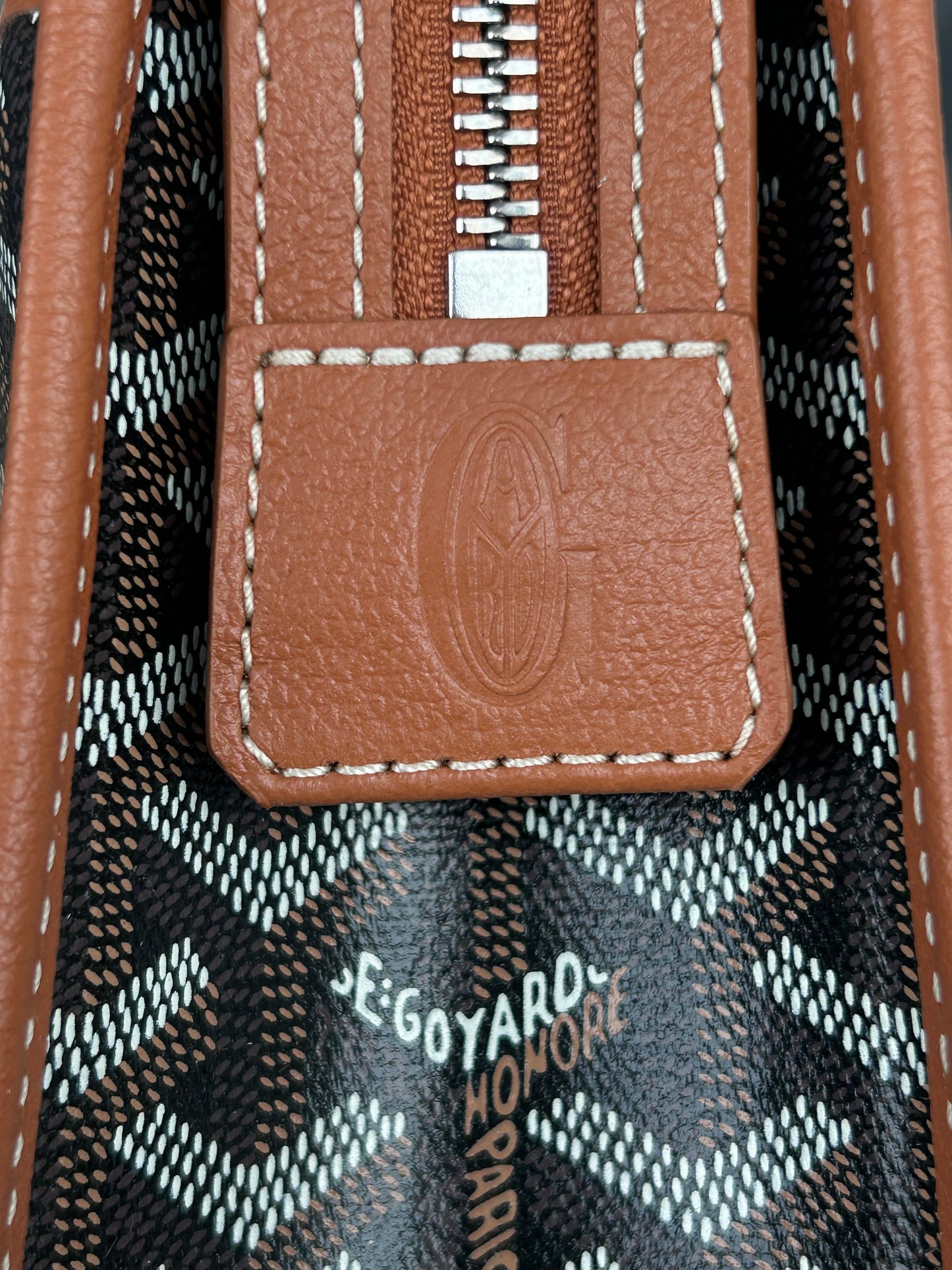Goyard Black & Brown Jouvence GM Toiletry Bag
