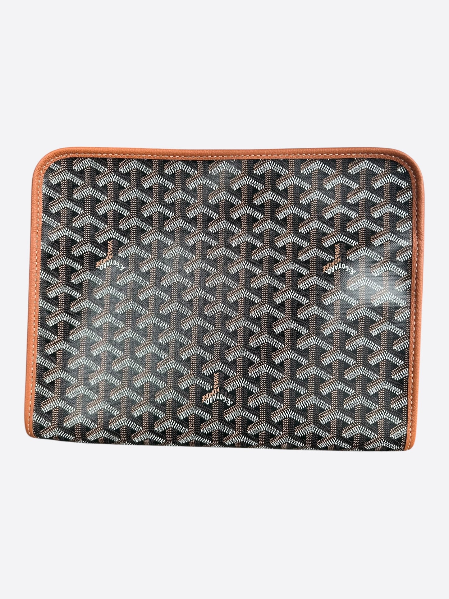 Goyard Black & Brown Jouvence GM Toiletry Bag