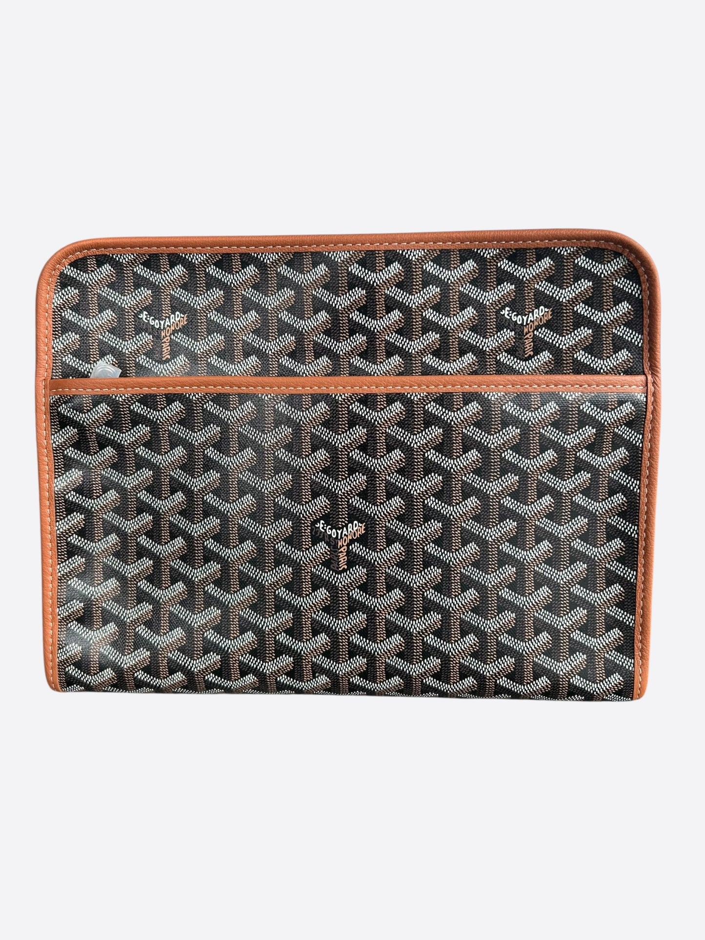 Goyard Black & Brown Jouvence GM Toiletry Bag