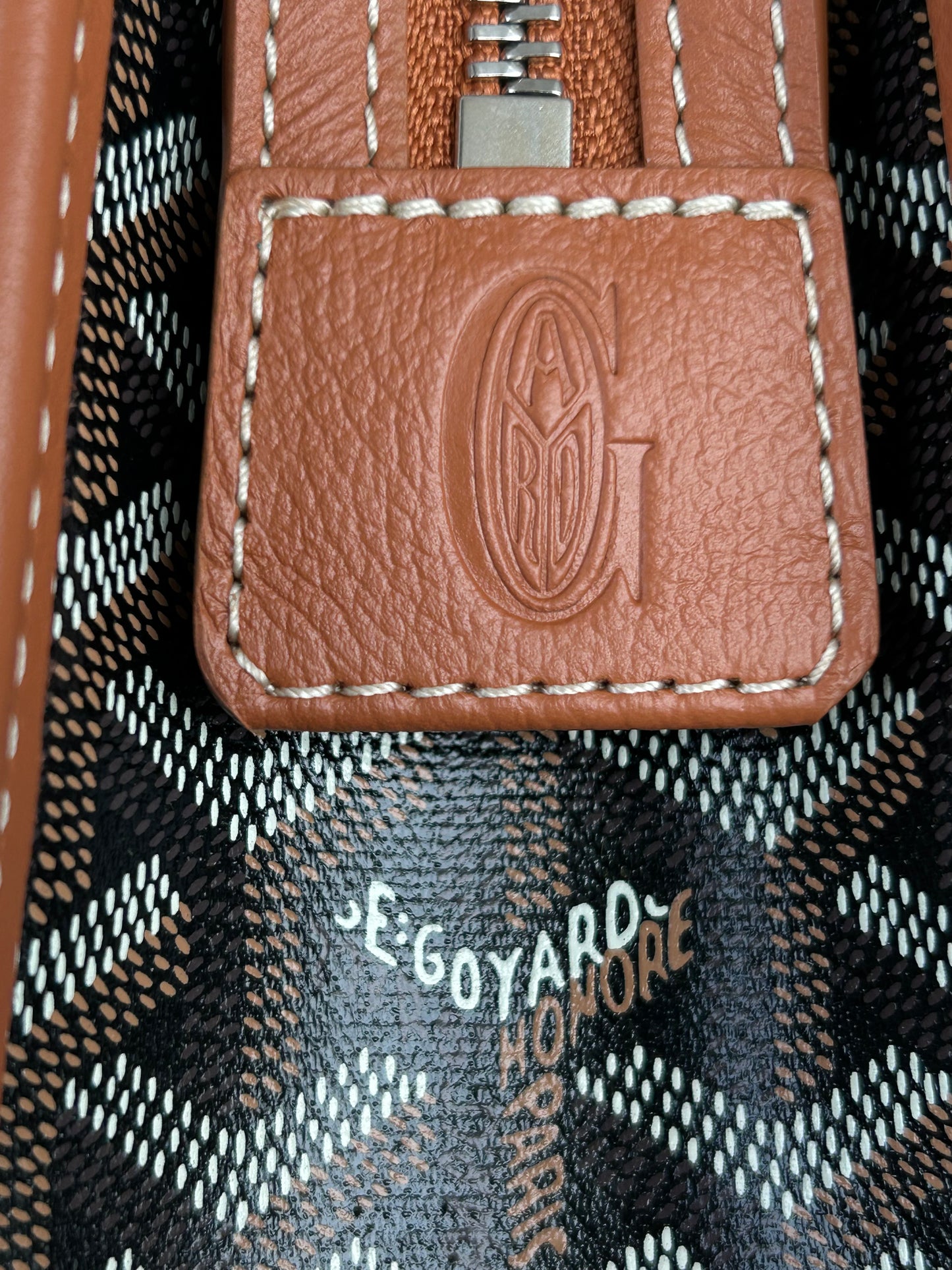 Goyard Black & Brown Jouvence GM Toiletry Bag
