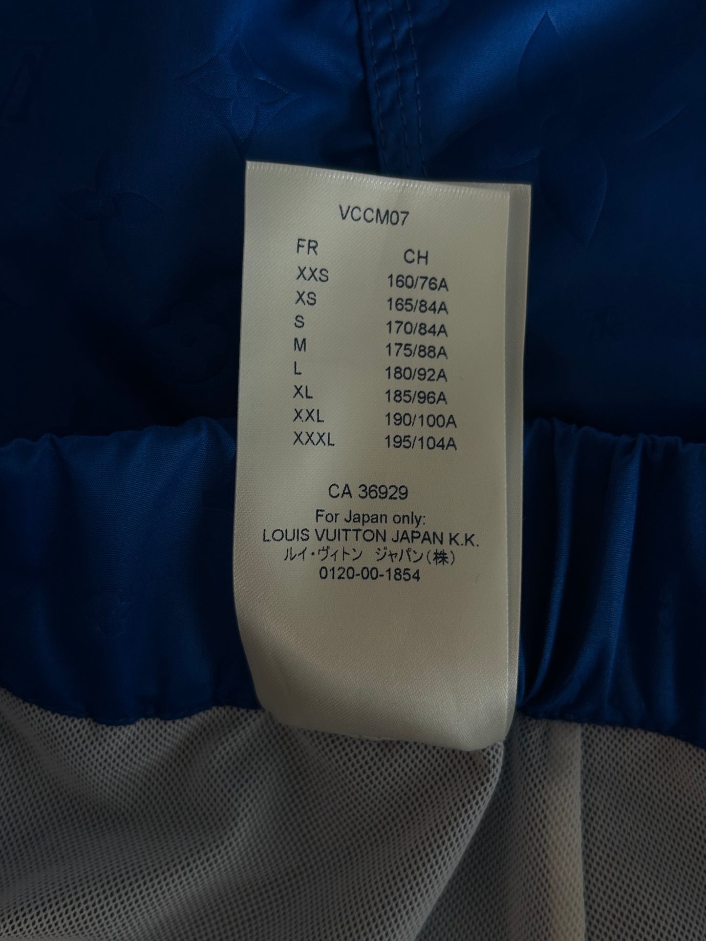 Louis Vuitton Blue Monogram Swim Shorts