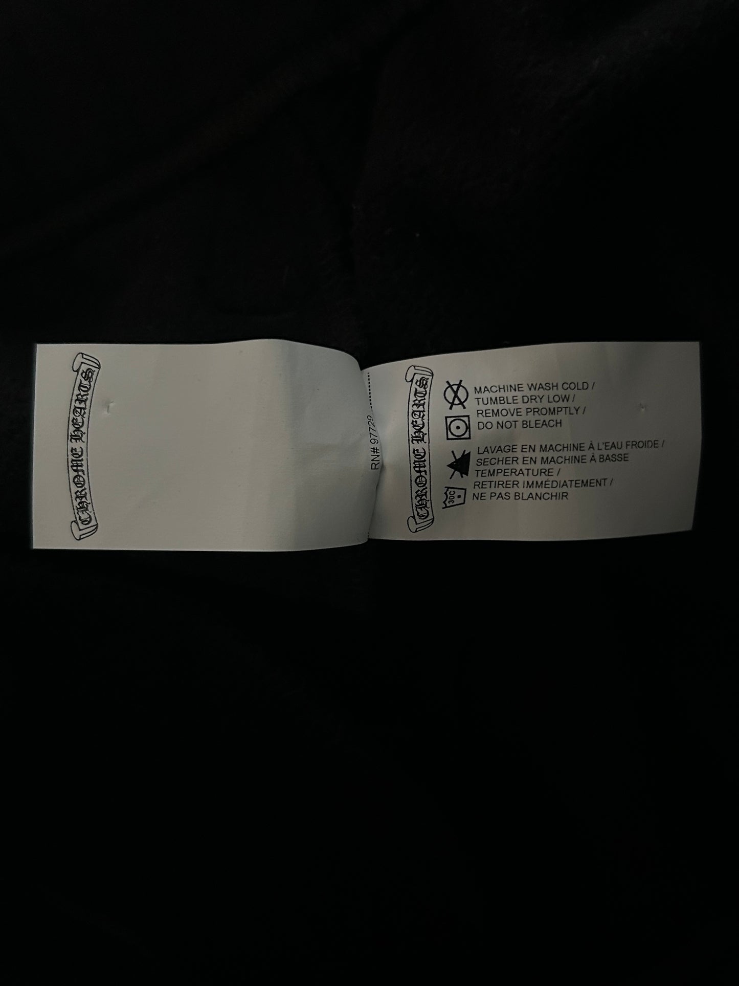 Chrome Hearts Black & White Embroidered Sweatpants