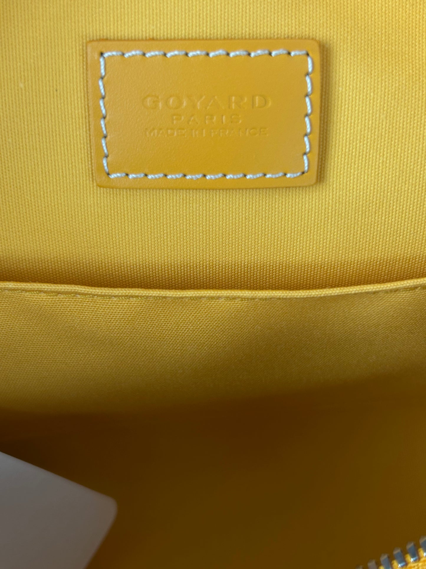 Goyard Yellow Boeing 25 Mini Duffel Bag