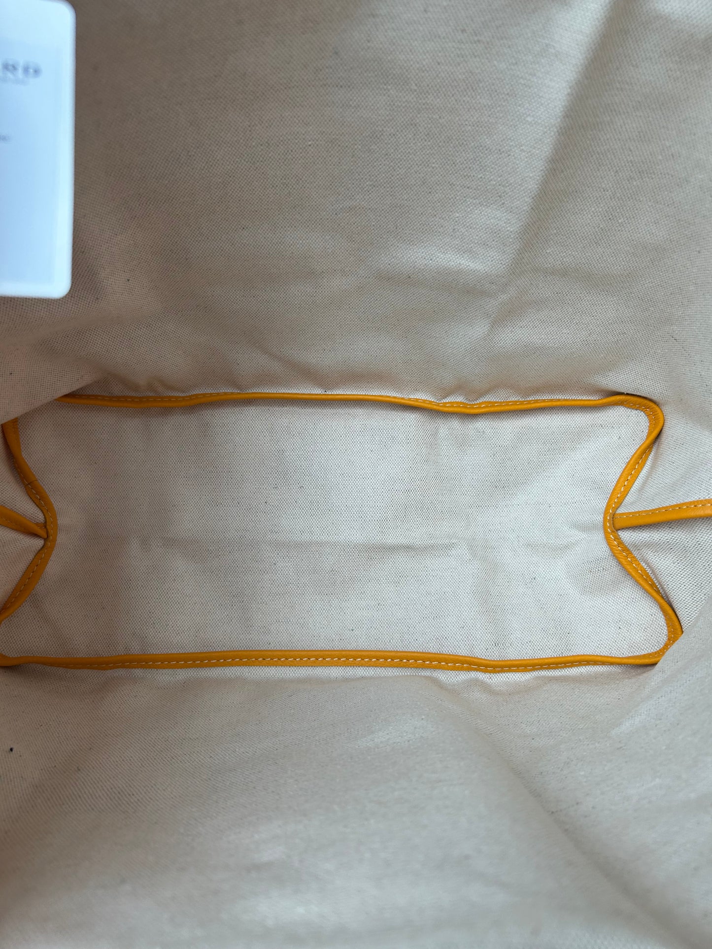 Goyard Yellow St. Louis PM Tote Bag