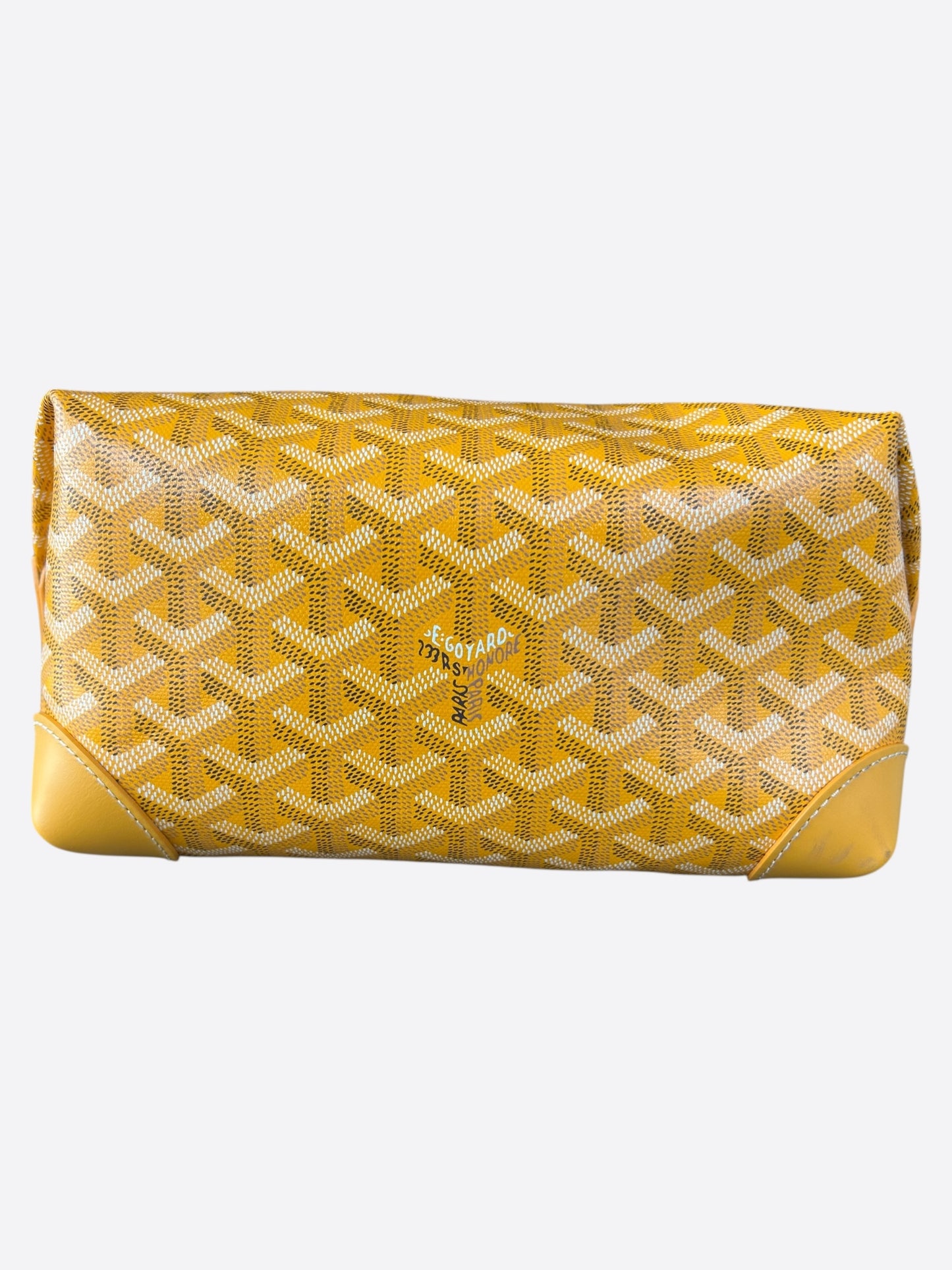 Goyard Yellow Boeing 25 Mini Duffel Bag
