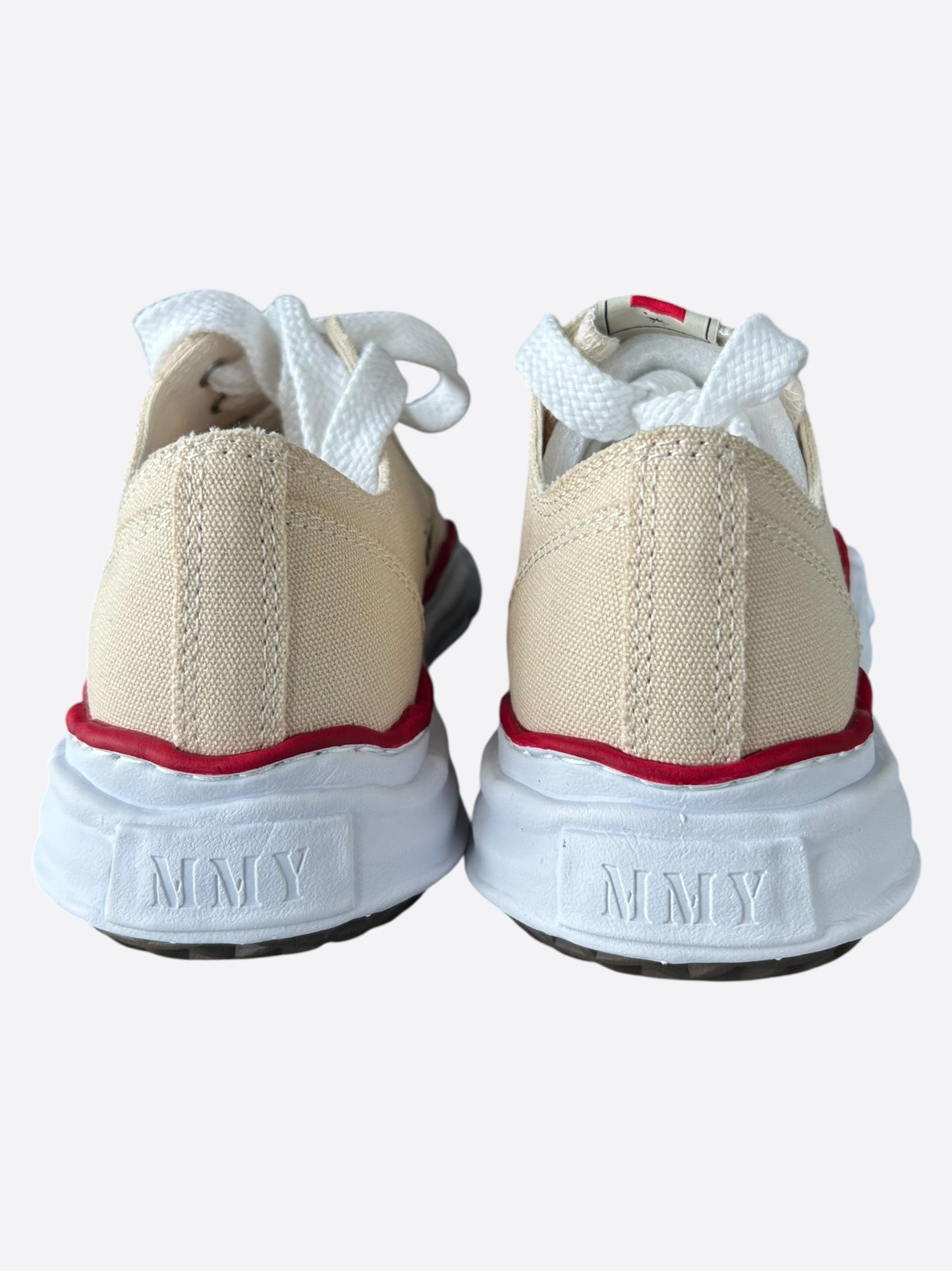 Maison Mihara Yasuhiro Beige & White Peterson Sneakers