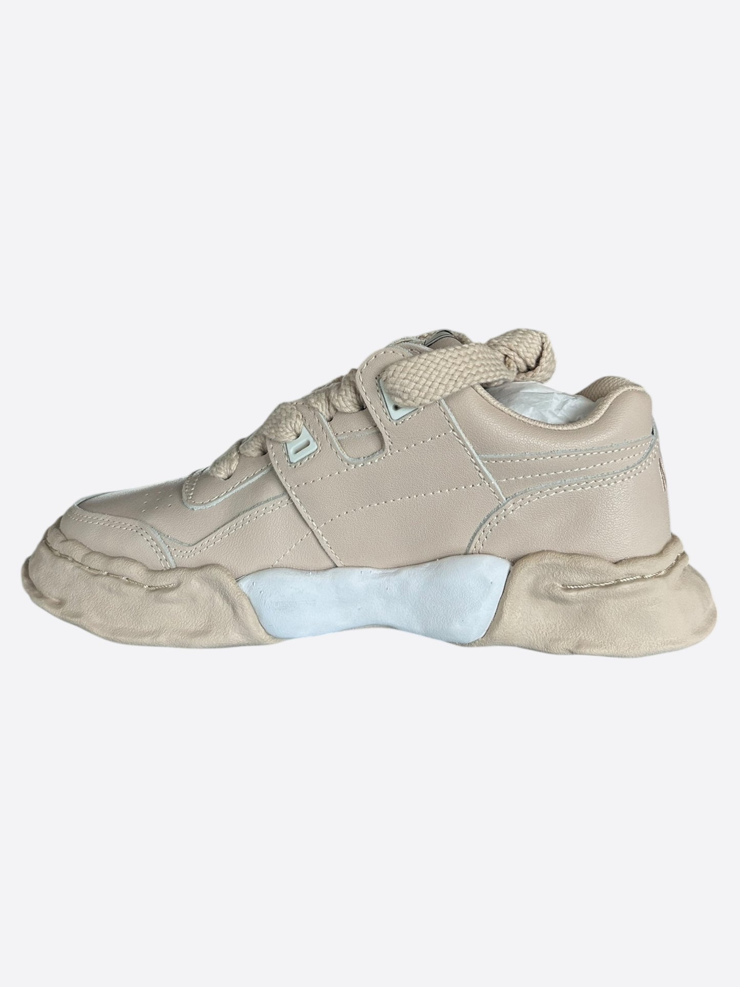 Maison Mihara Yasuhiro Beige & White Parker Sneakers