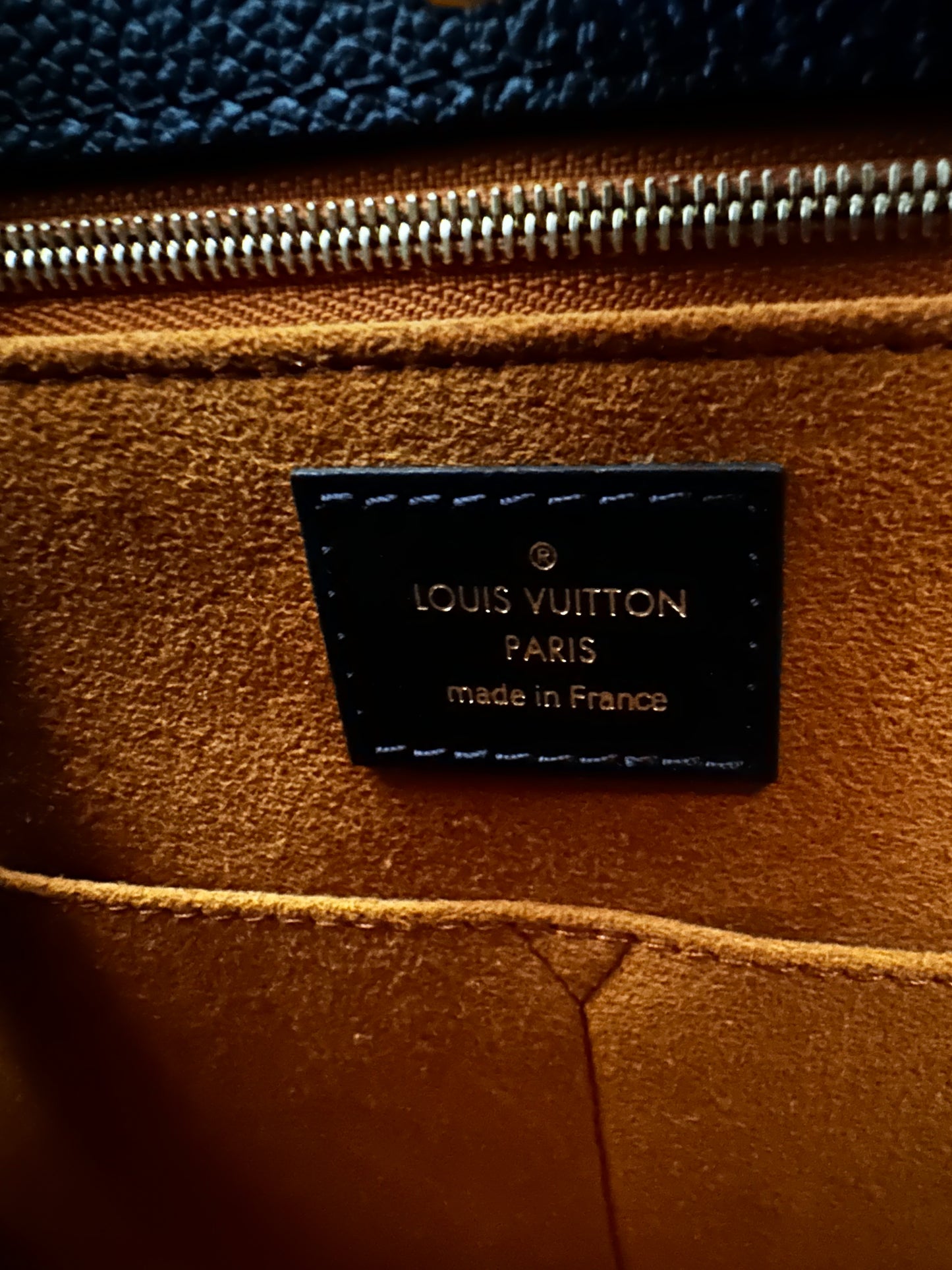 Louis Vuitton Black Monogram Empreinte OnTheGo MM