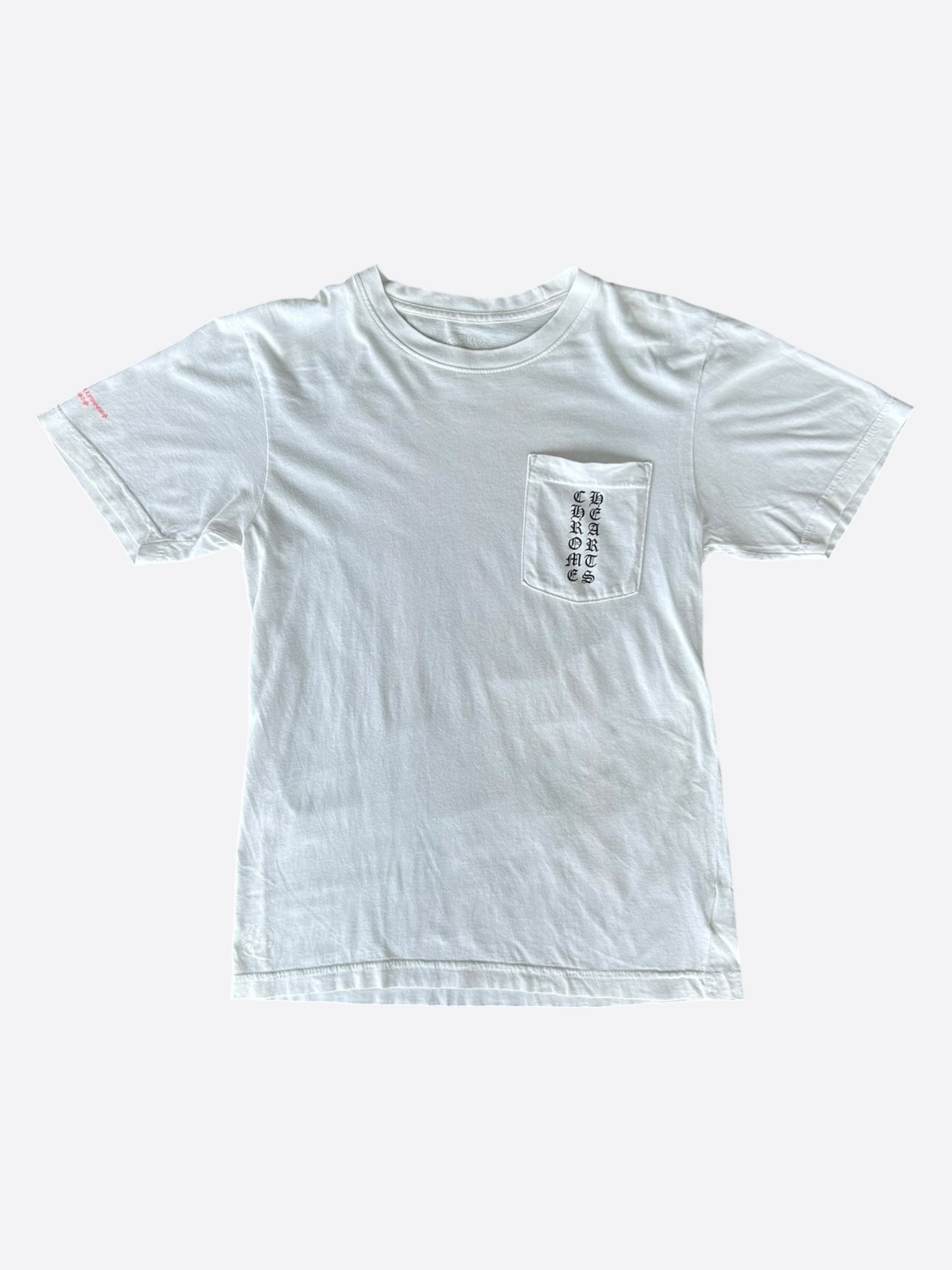 Chrome Hearts White & Red Made In Hollywood T-Shirt