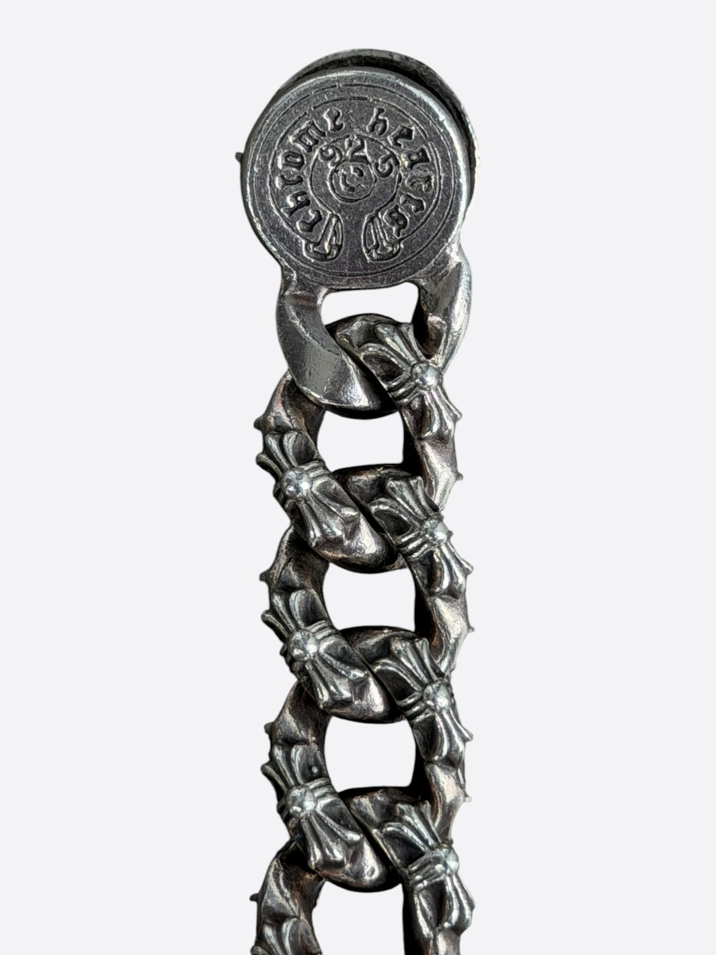 Chrome Hearts Silver Fancy Link Cuban Bracelet