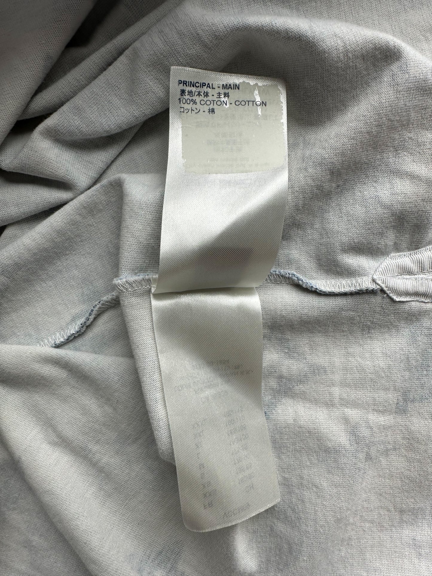 Louis Vuitton Blue & White Watercolor Monogram Polo shirt