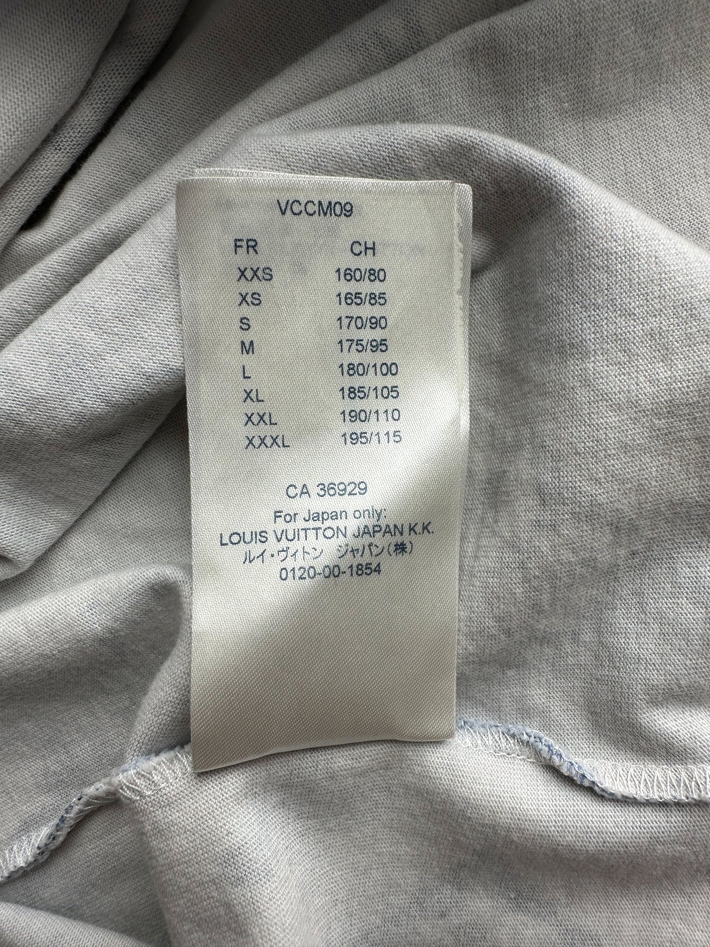 Louis Vuitton Blue & White Watercolor Monogram Polo shirt