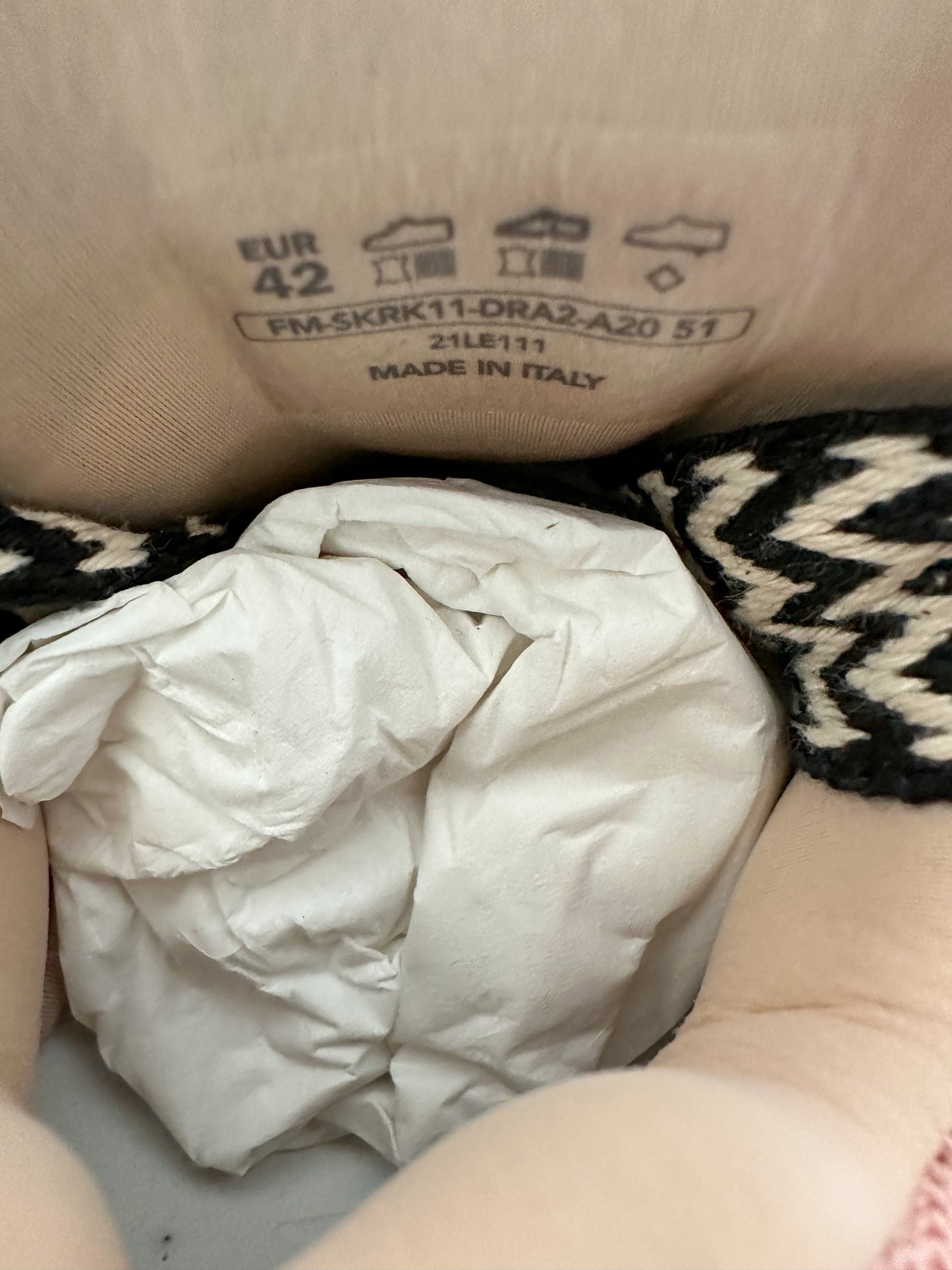 Lanvin Light Pink Curb Oversized Sneakers