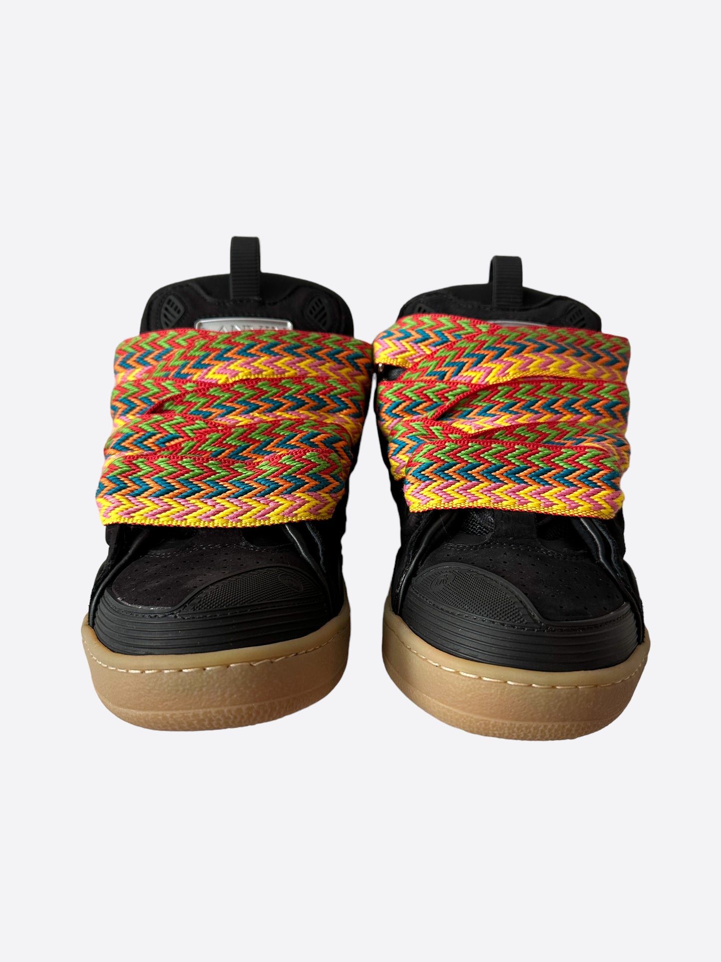 Lanvin Black Curb Oversized Sneakers