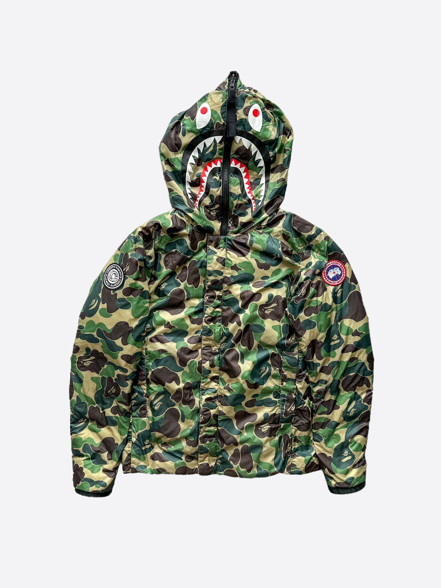 Canada Goose Bape Camo Reversible Shark Crofton Men's Jacket