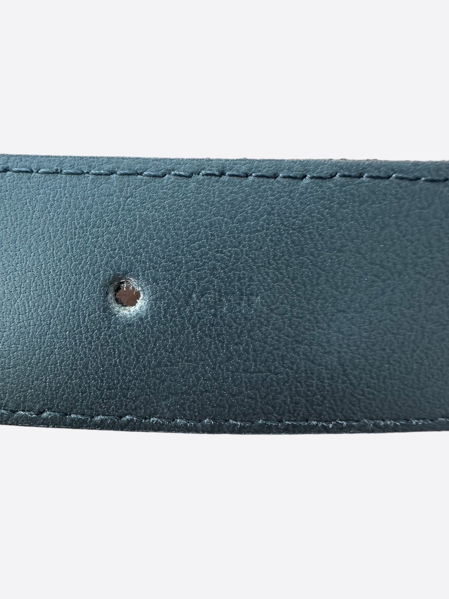Louis Vuitton Black Taigarama Initiales Belt