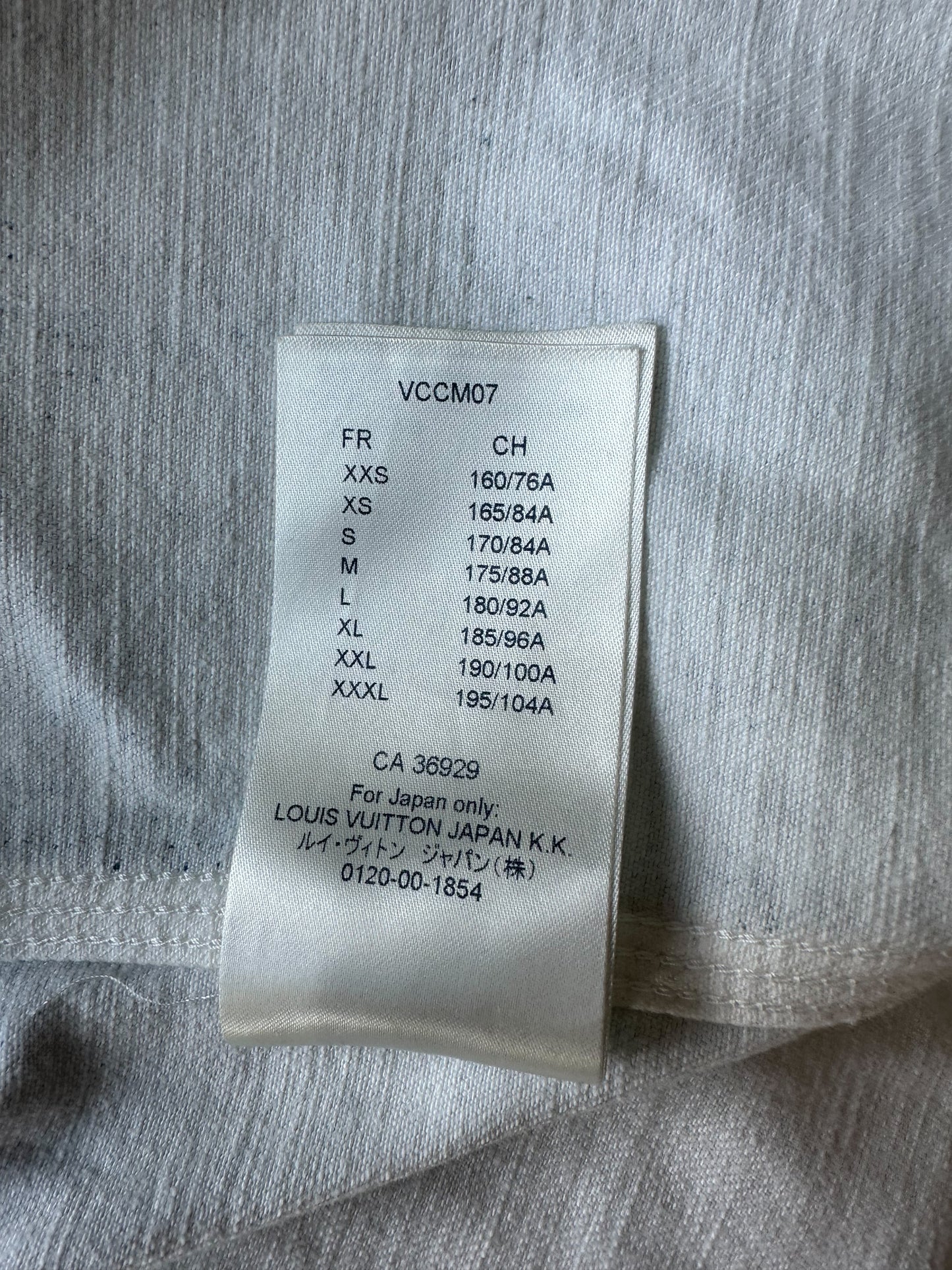 Louis Vuitton Blue & White Gradient Snowfall Monogram Denim Jacket