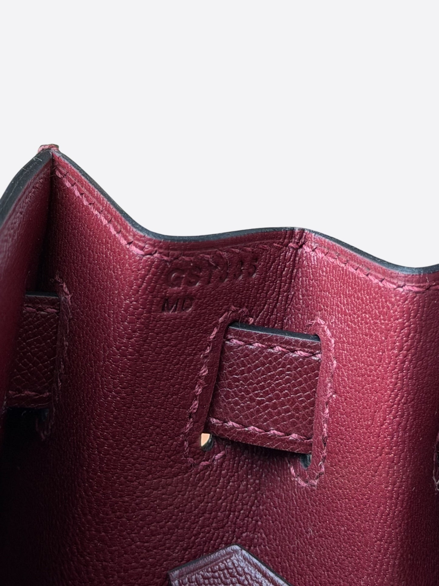 Hermes Rouge H Epsom & Gold Hardware Kelly 28