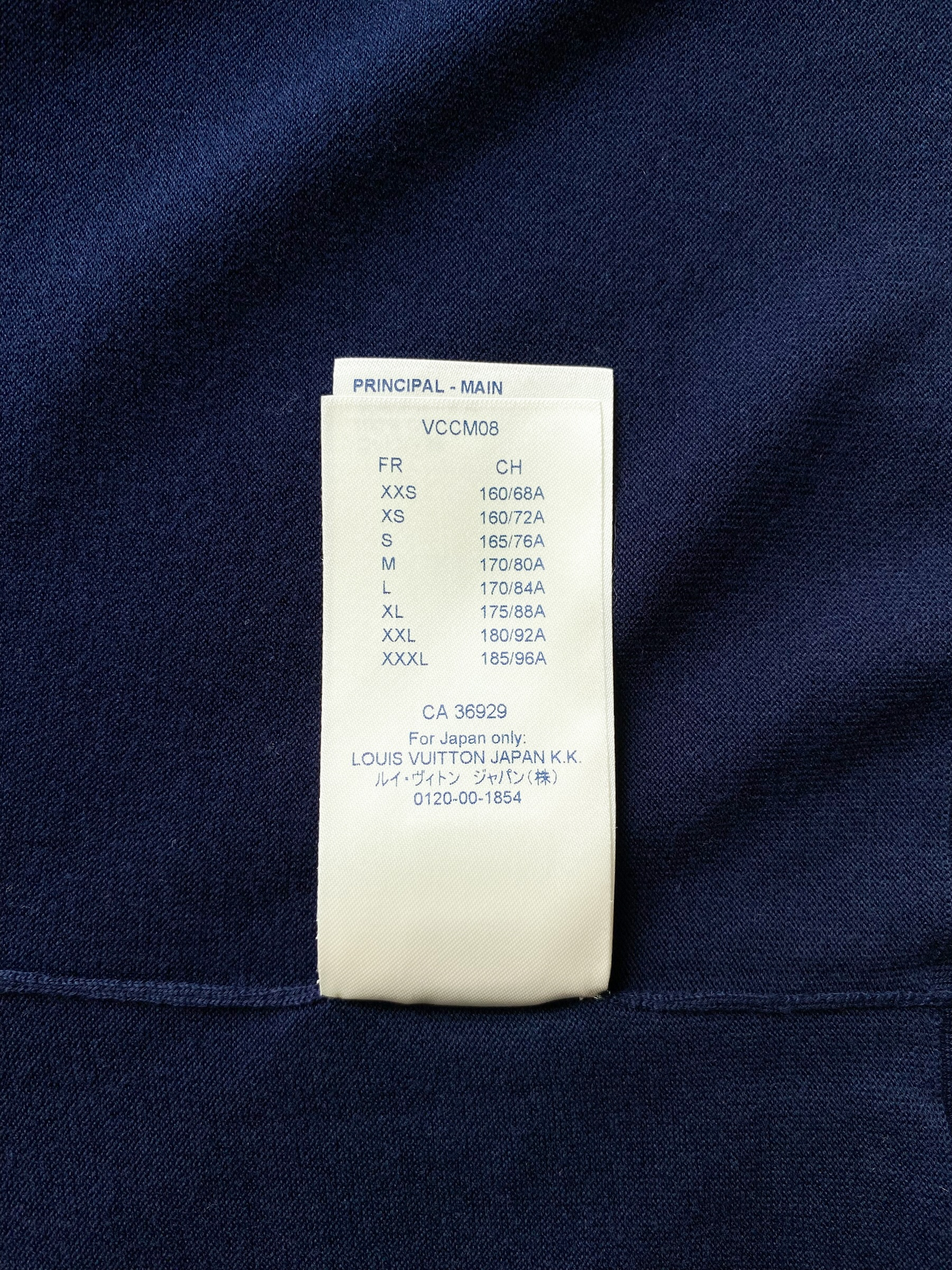 Louis Vuitton Navy Watercolor Monogram Tee