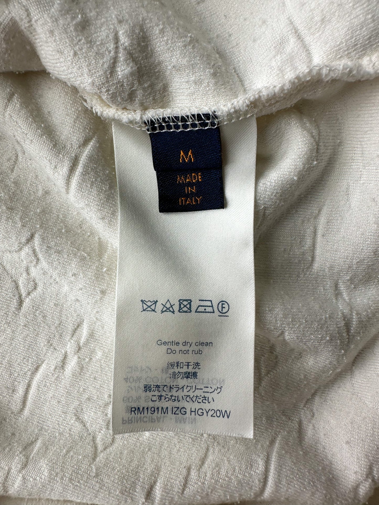 Louis Vuitton White Monogram Towel T-Shirt
