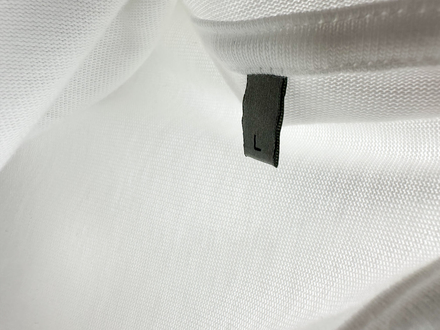 Dior White Floral Motif Logo Mockneck T-Shirt