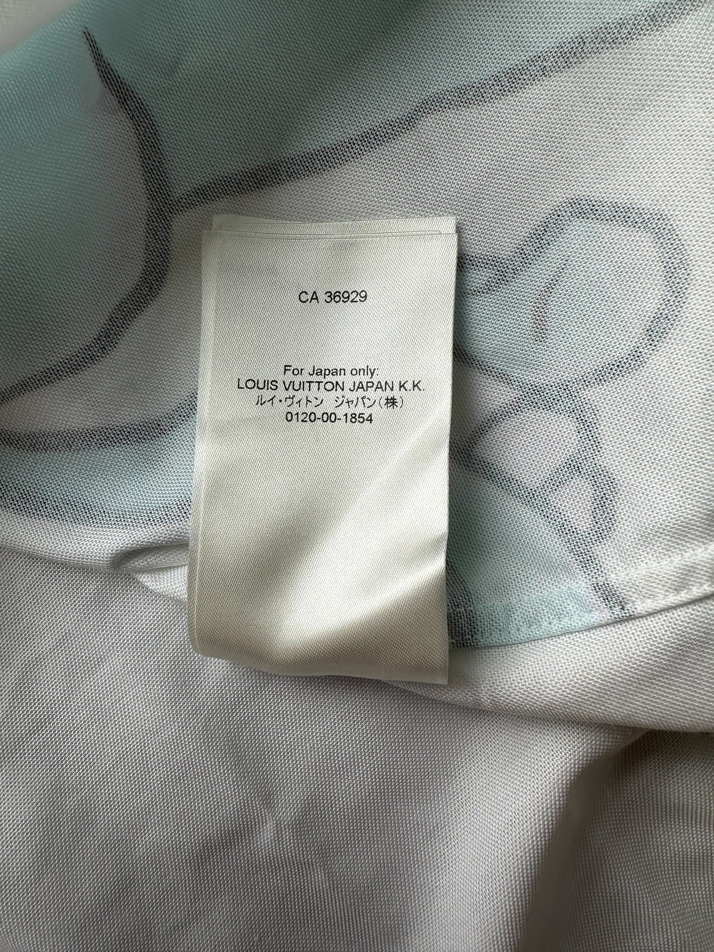 Louis Vuitton White Alien Graphic Button Up Shirt