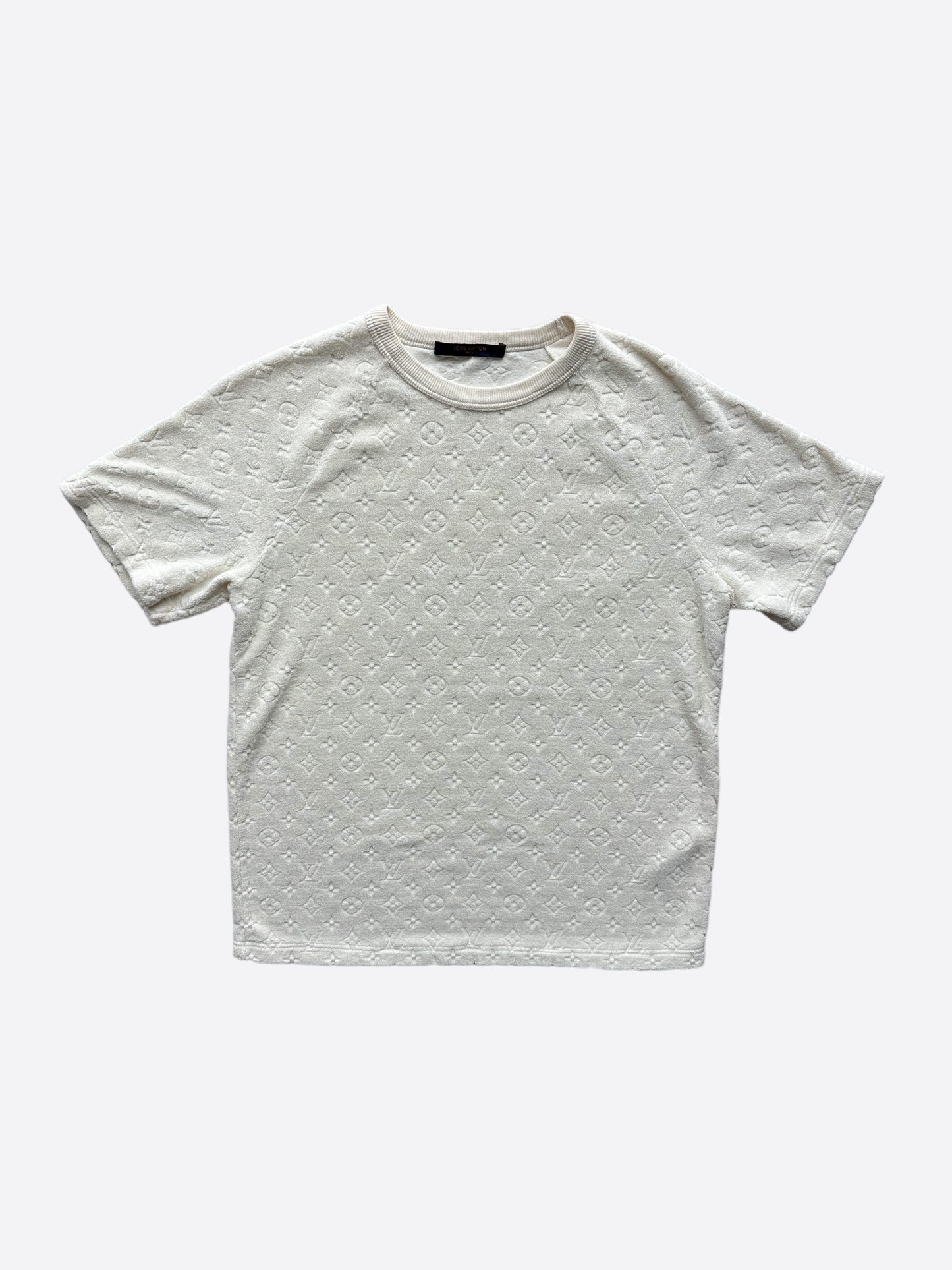 Louis Vuitton White Monogram Towel T-Shirt