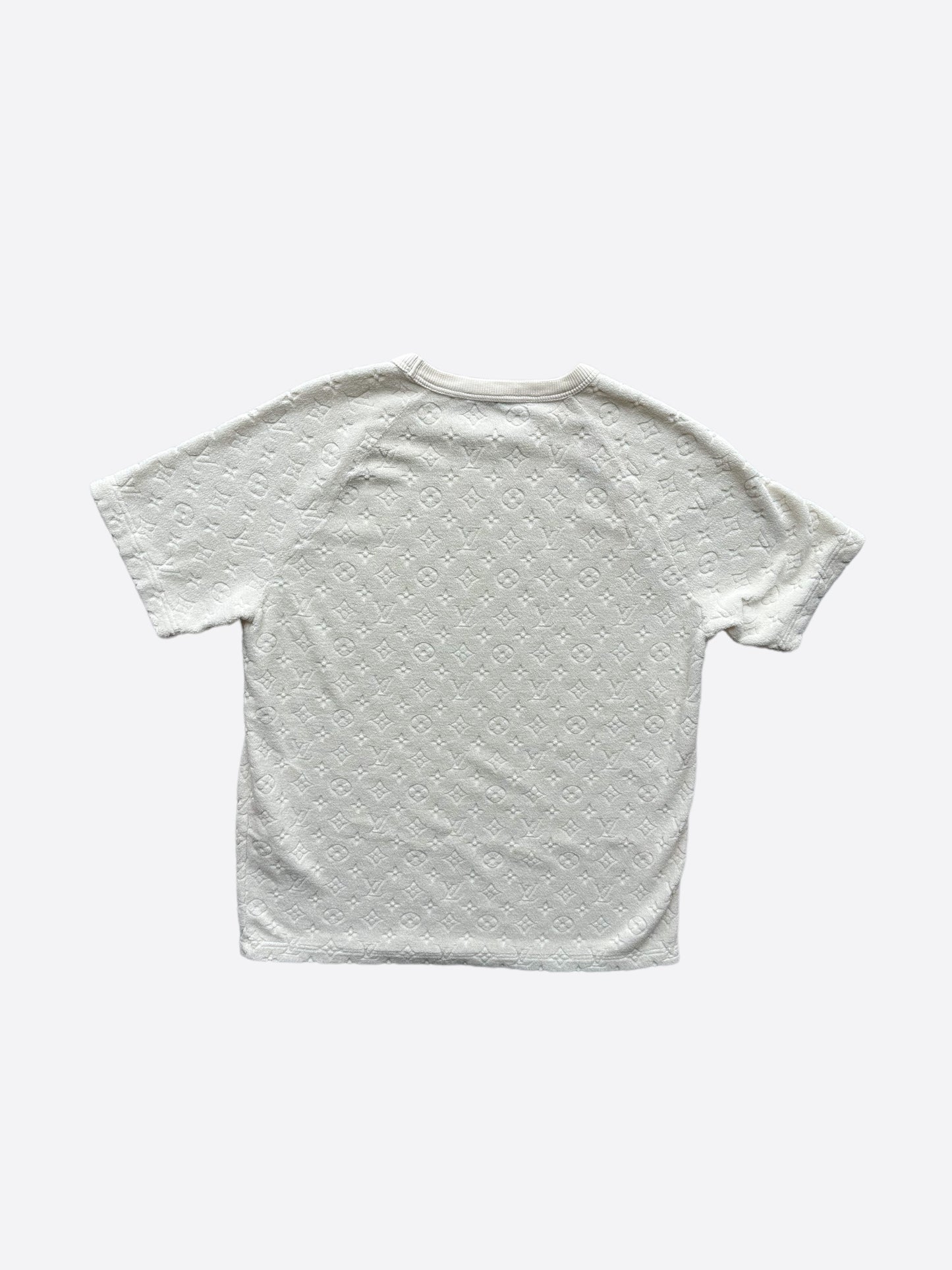 Louis Vuitton White Monogram Towel T-Shirt
