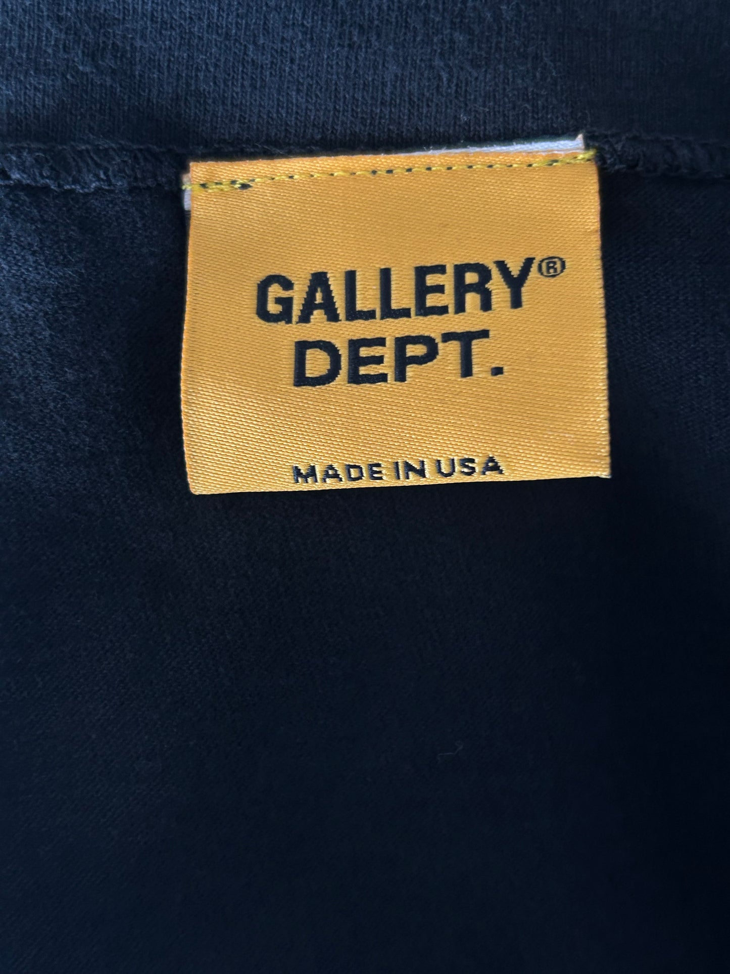 Gallery Dept Black & Blue Music Bar Longsleeve T-Shirt