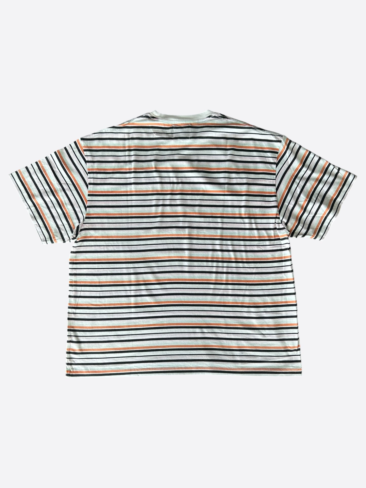 Gallery Dept Multicolor Striped Paint Splatter Logo T-Shirt