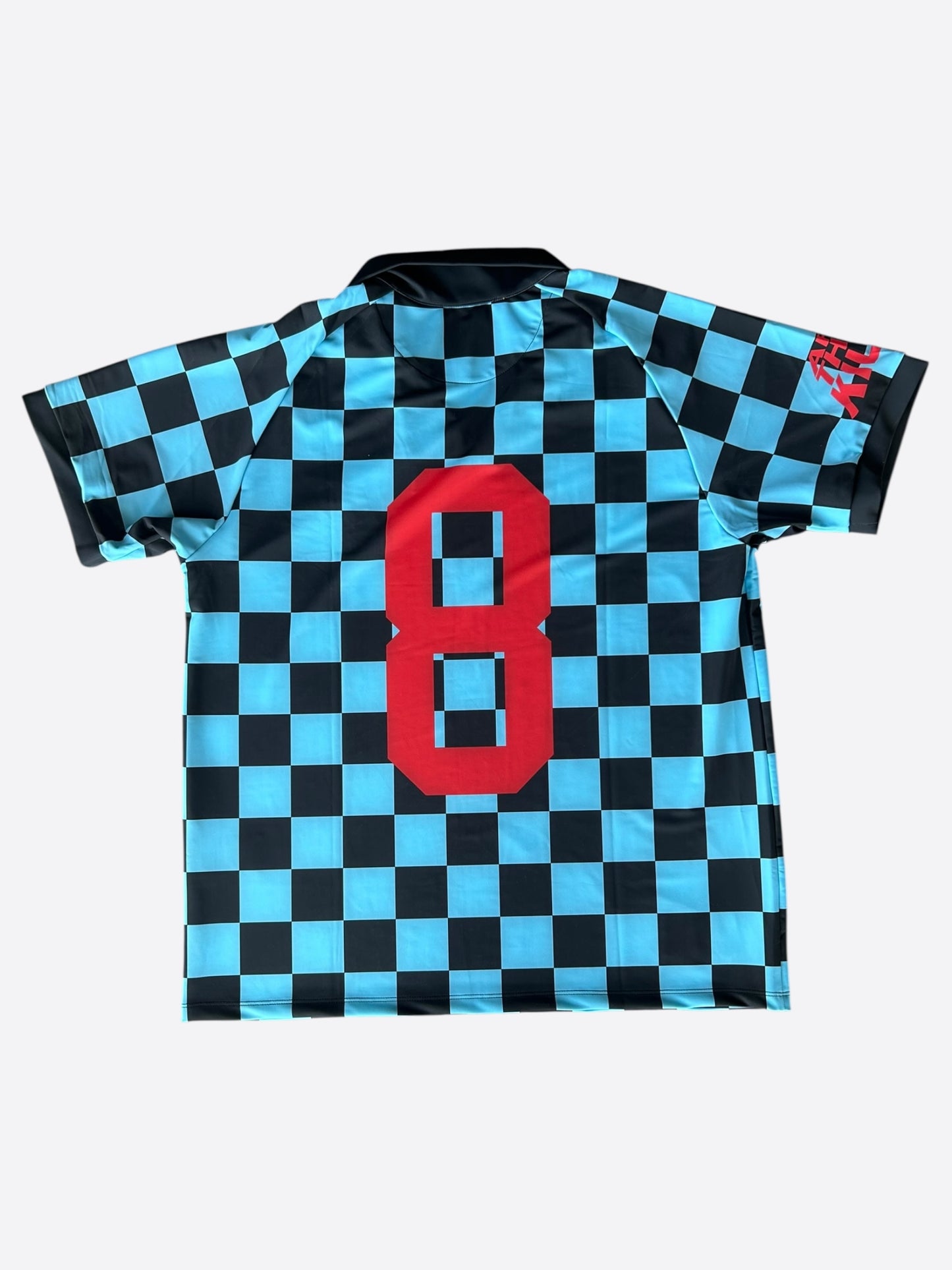 Gallery Dept Black & Blue Checkered Soccer Jersey