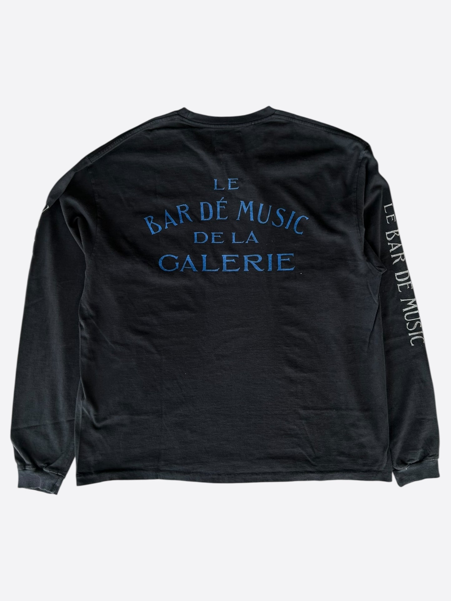 Gallery Dept Black & Blue Music Bar Longsleeve T-Shirt