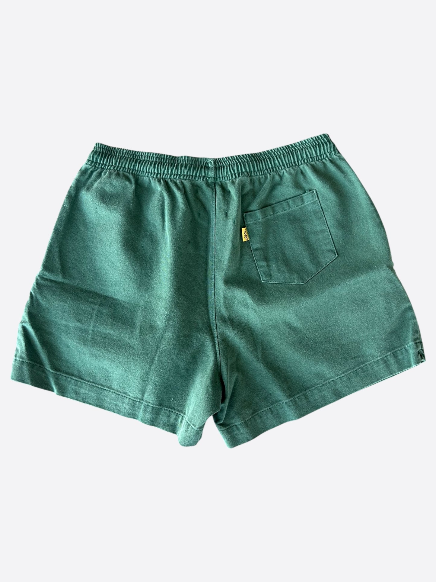 Gallery Dept Green & Yellow Logo Zuma Shorts